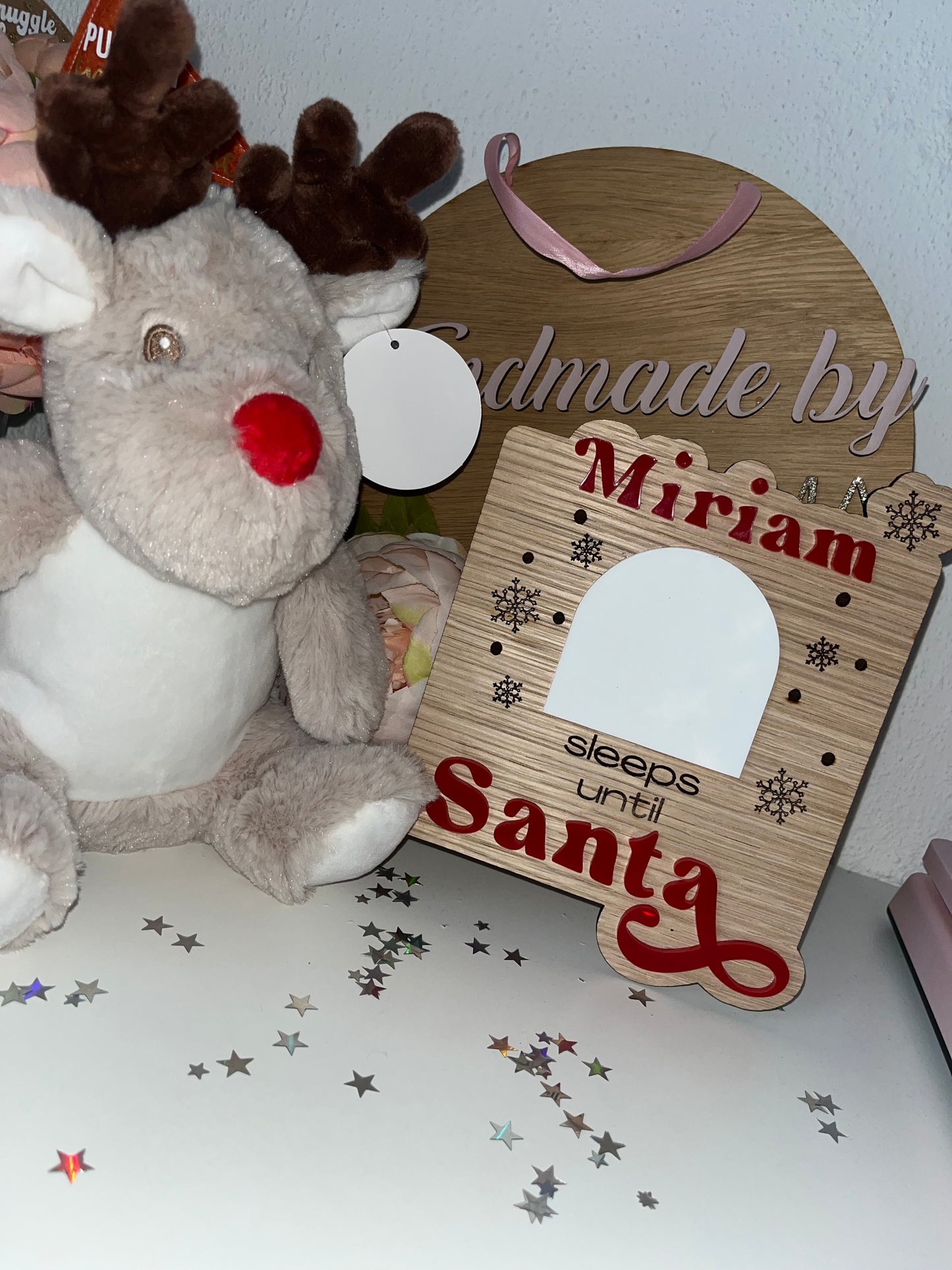 Sleeps until Santa Wipeable Board
