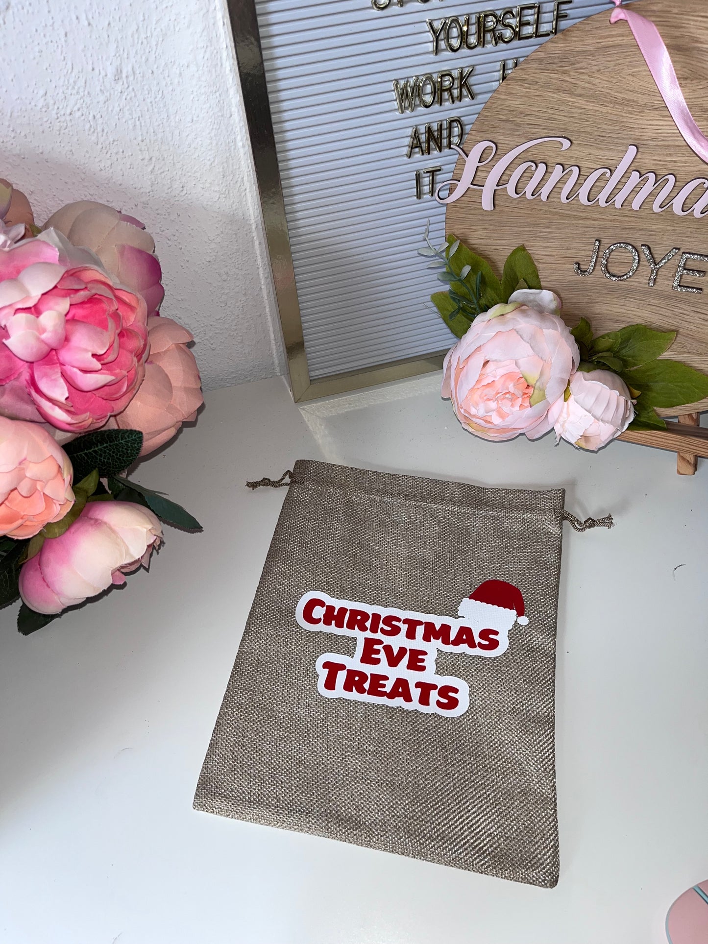 Christmas Eve Reusable Treat Bags