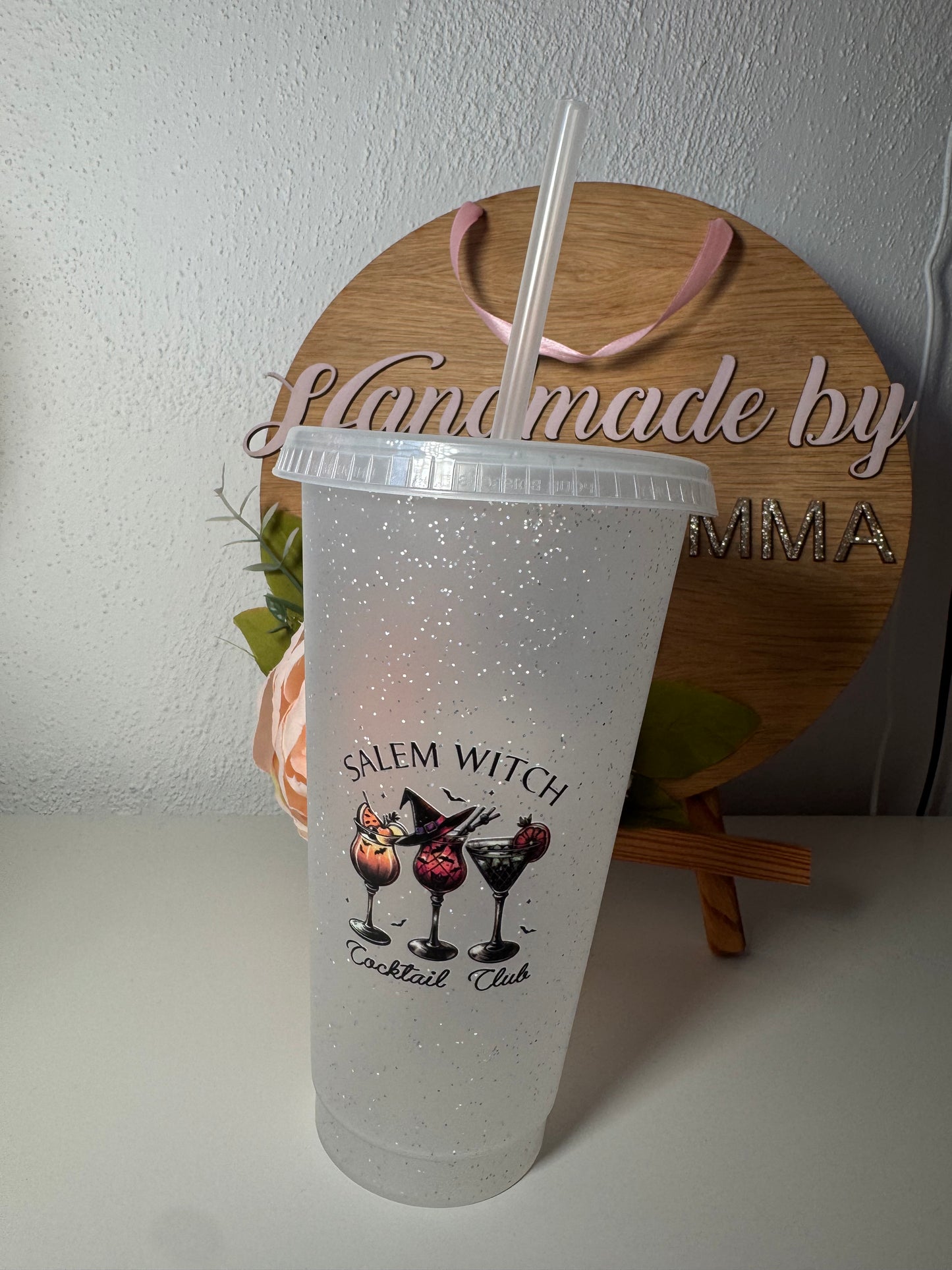 Salem Witch Club Cup and Straw