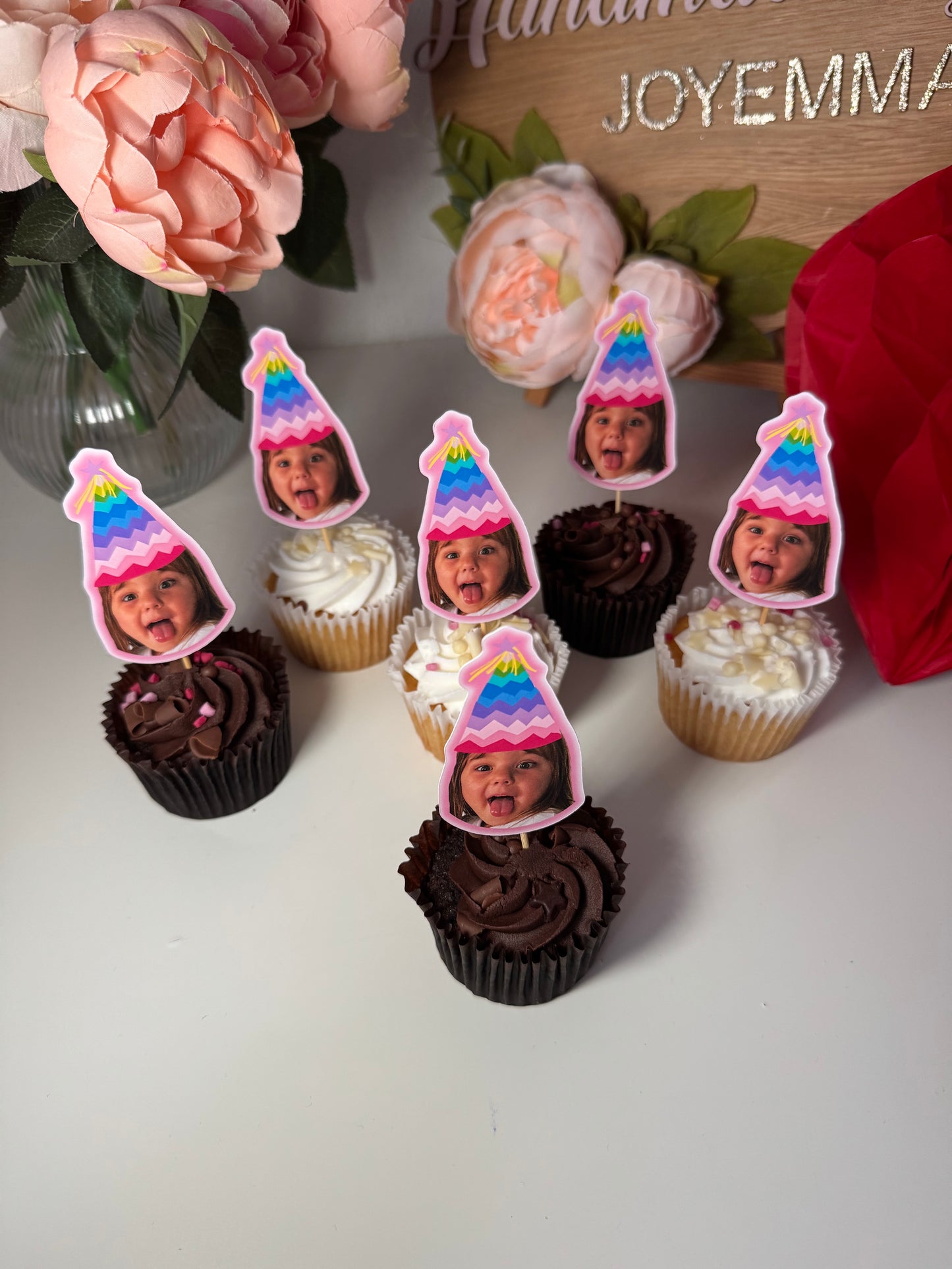 Cup Cake Toppers - Personalised