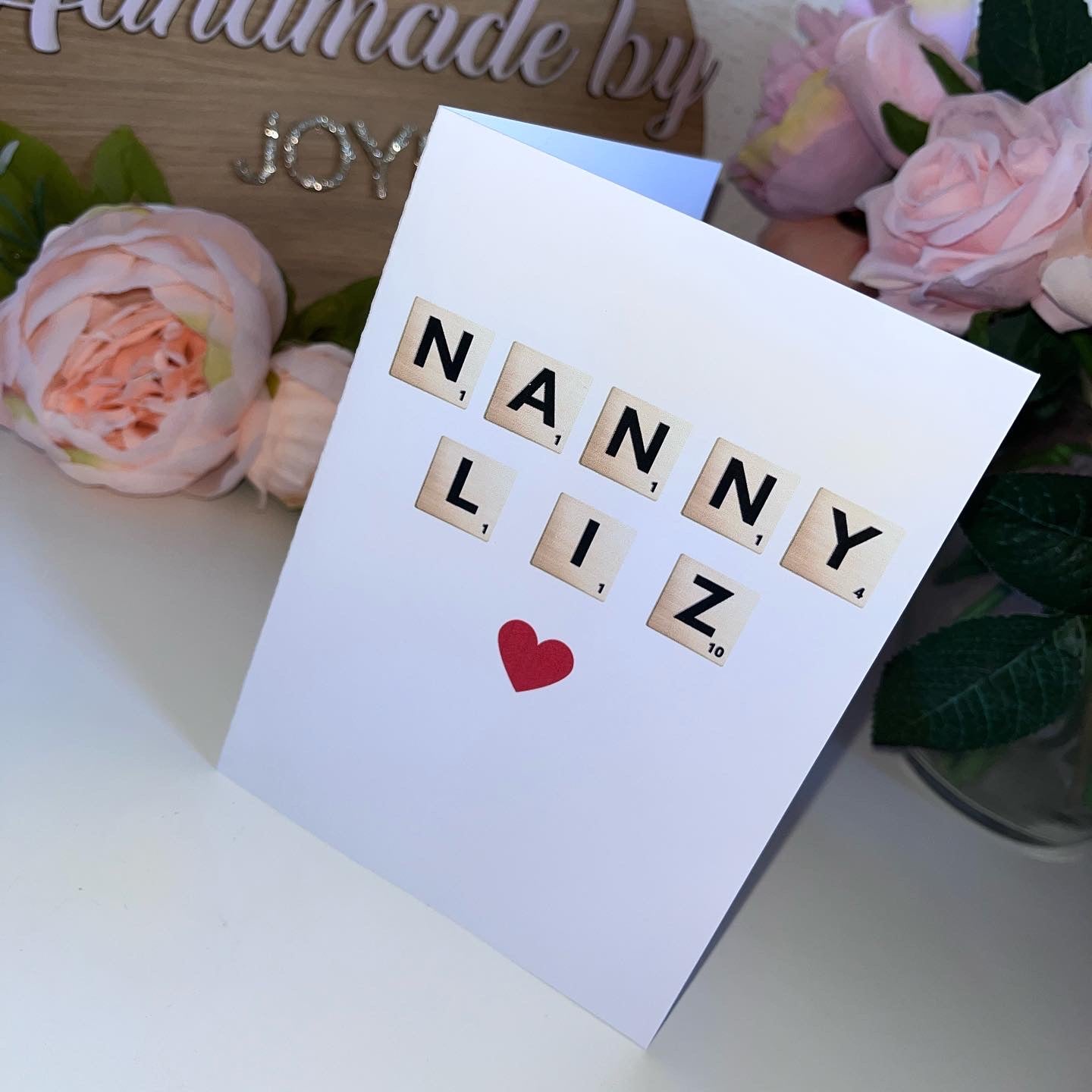 Mothers Day Scrabble Tile Card