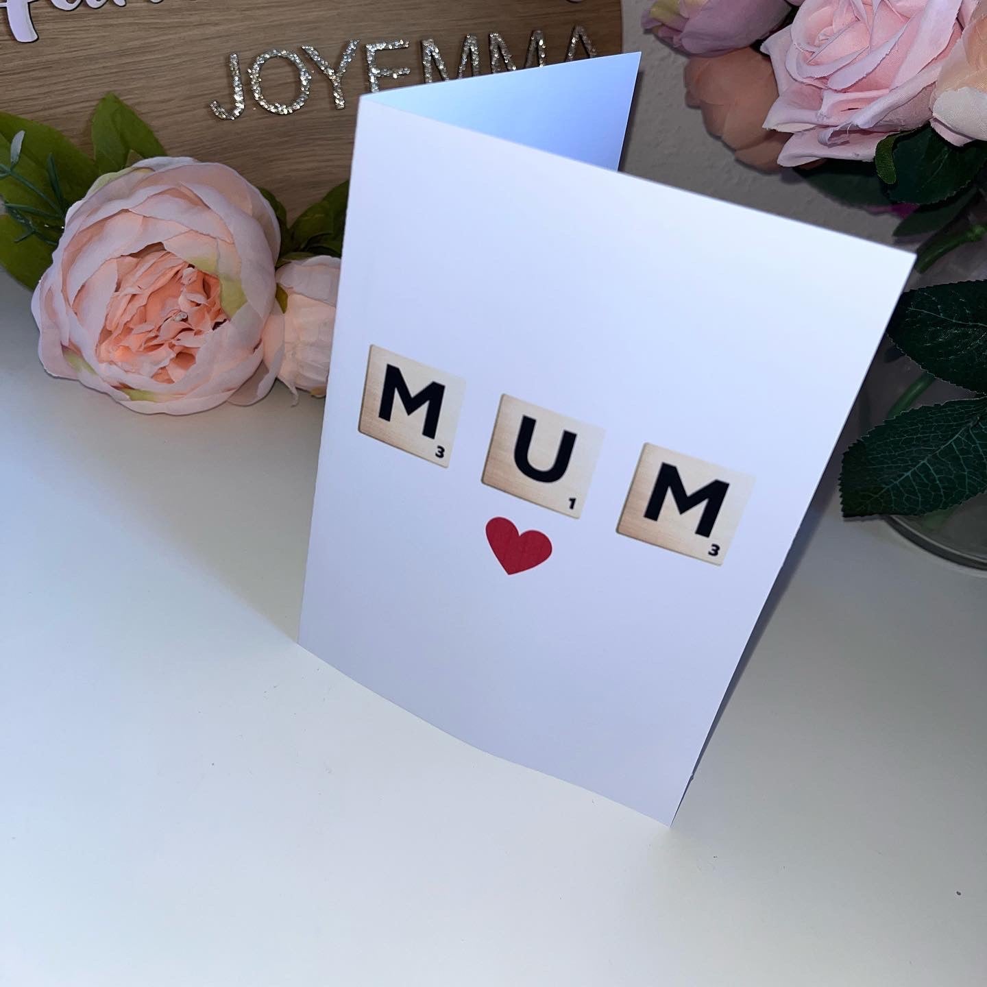 Mothers Day Scrabble Tile Card