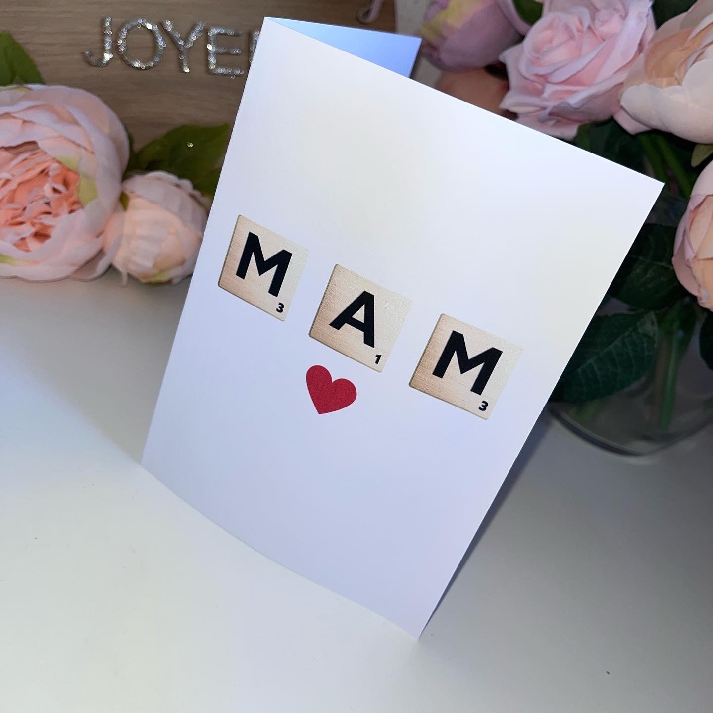 Mothers Day Scrabble Tile Card