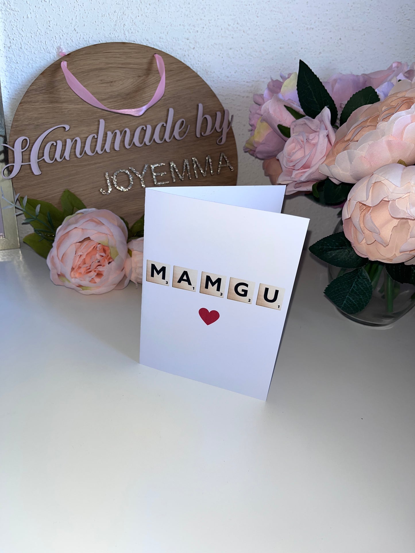 Mothers Day Scrabble Tile Card