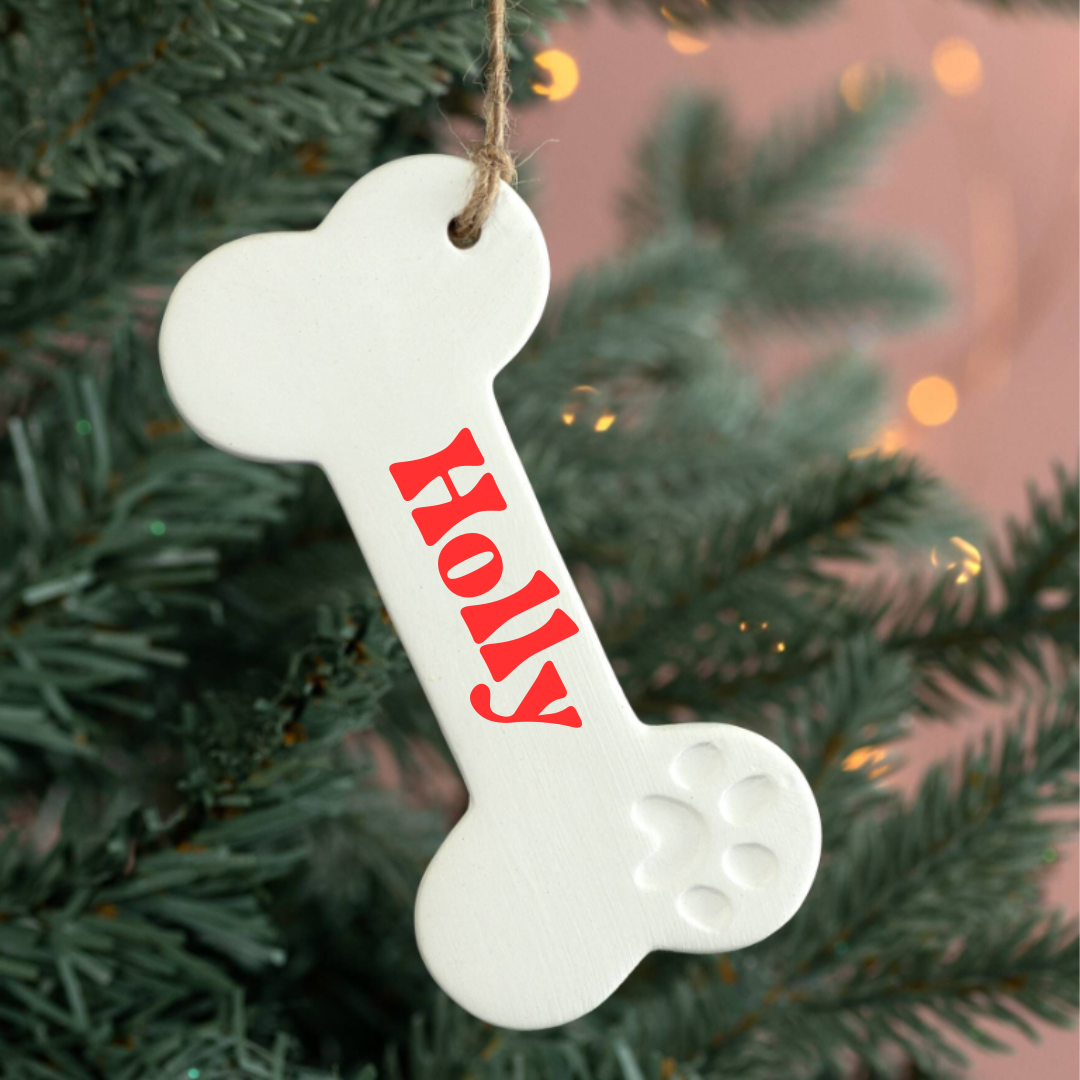 Ceramic Dog Bauble