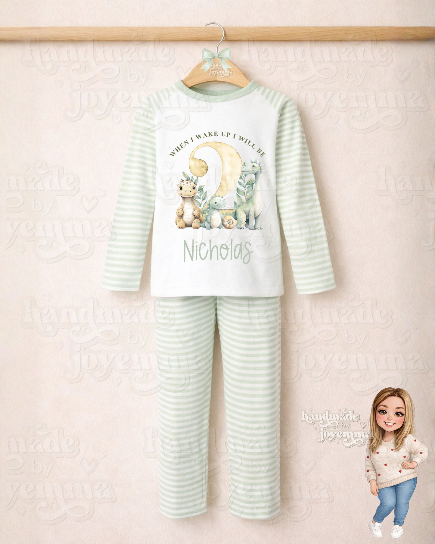 Dino Birthday Pyjamas