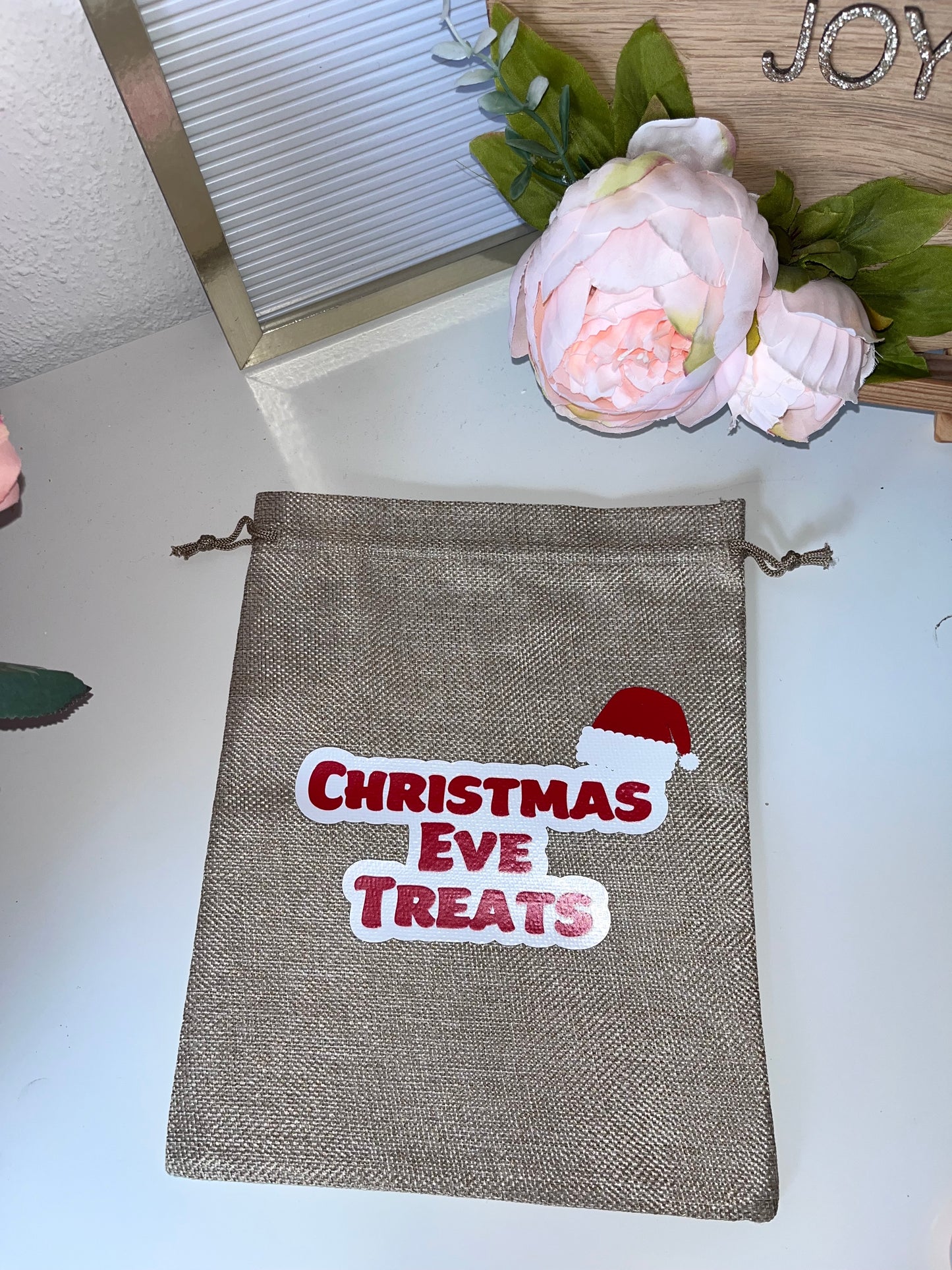 Christmas Eve Reusable Treat Bags
