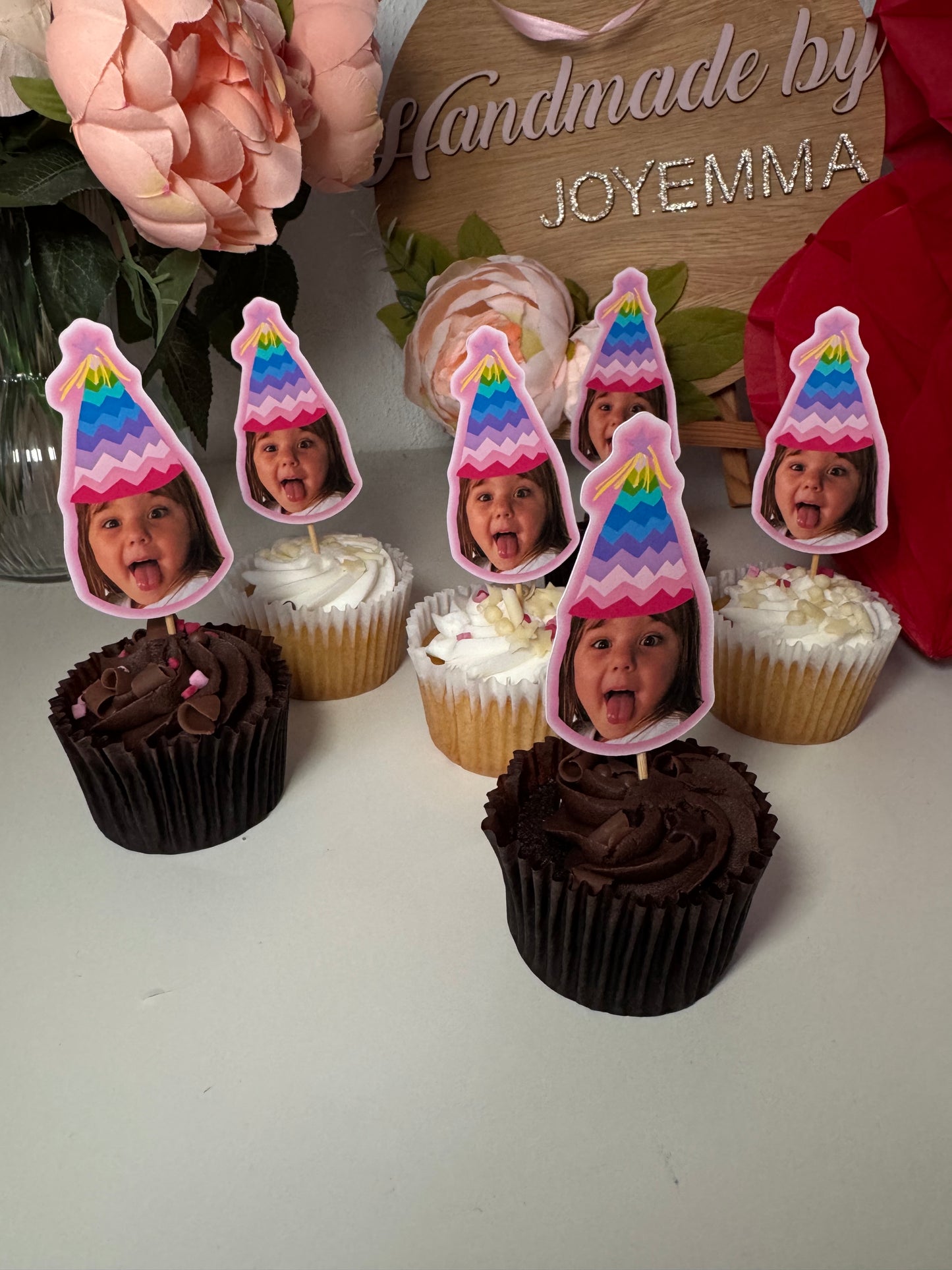 Cup Cake Toppers - Personalised