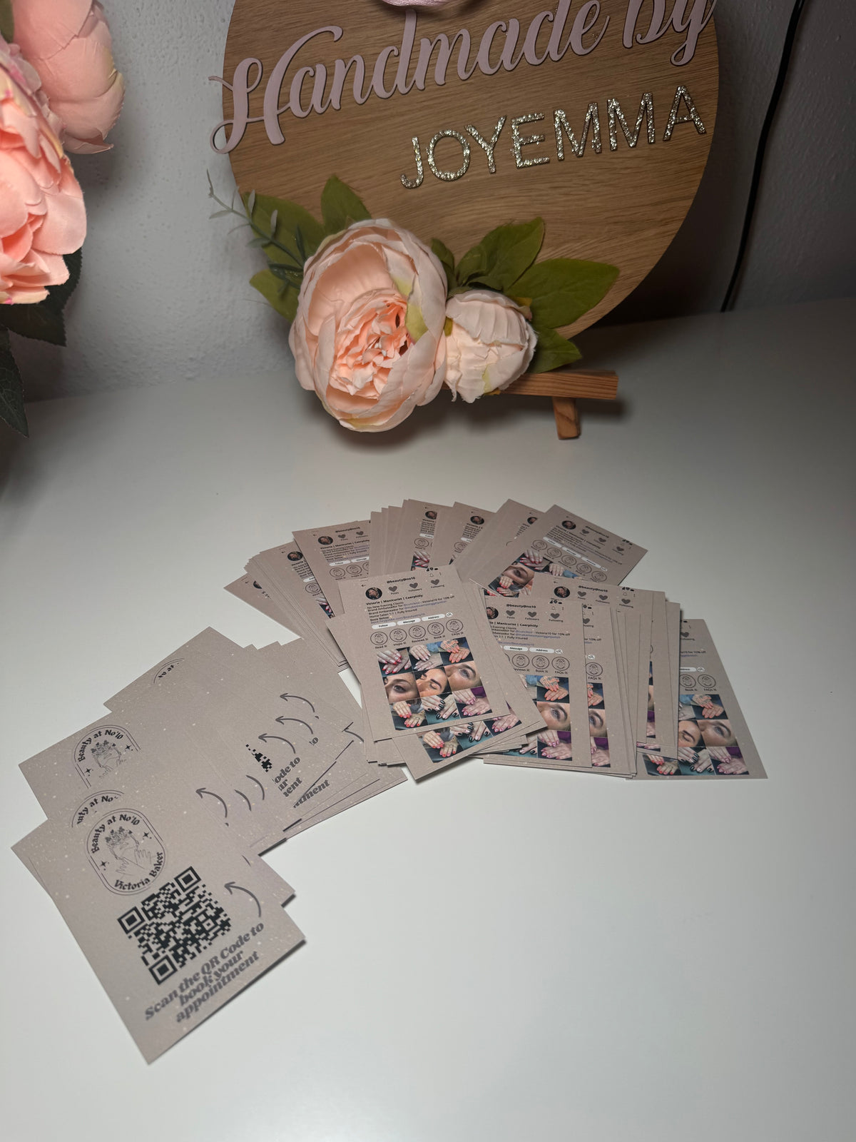 Instagram Style Business Cards