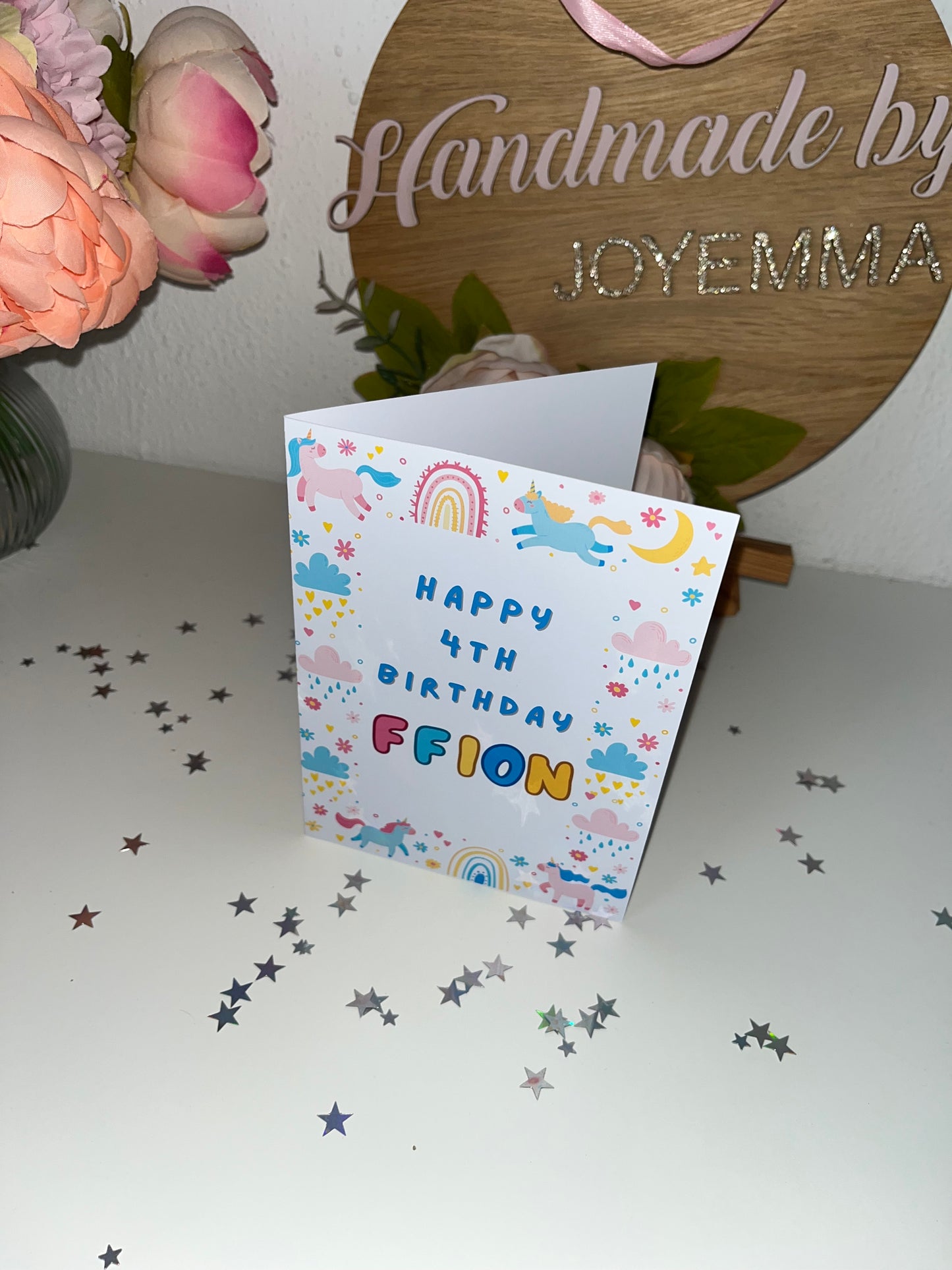 Unicorn Birthday Card