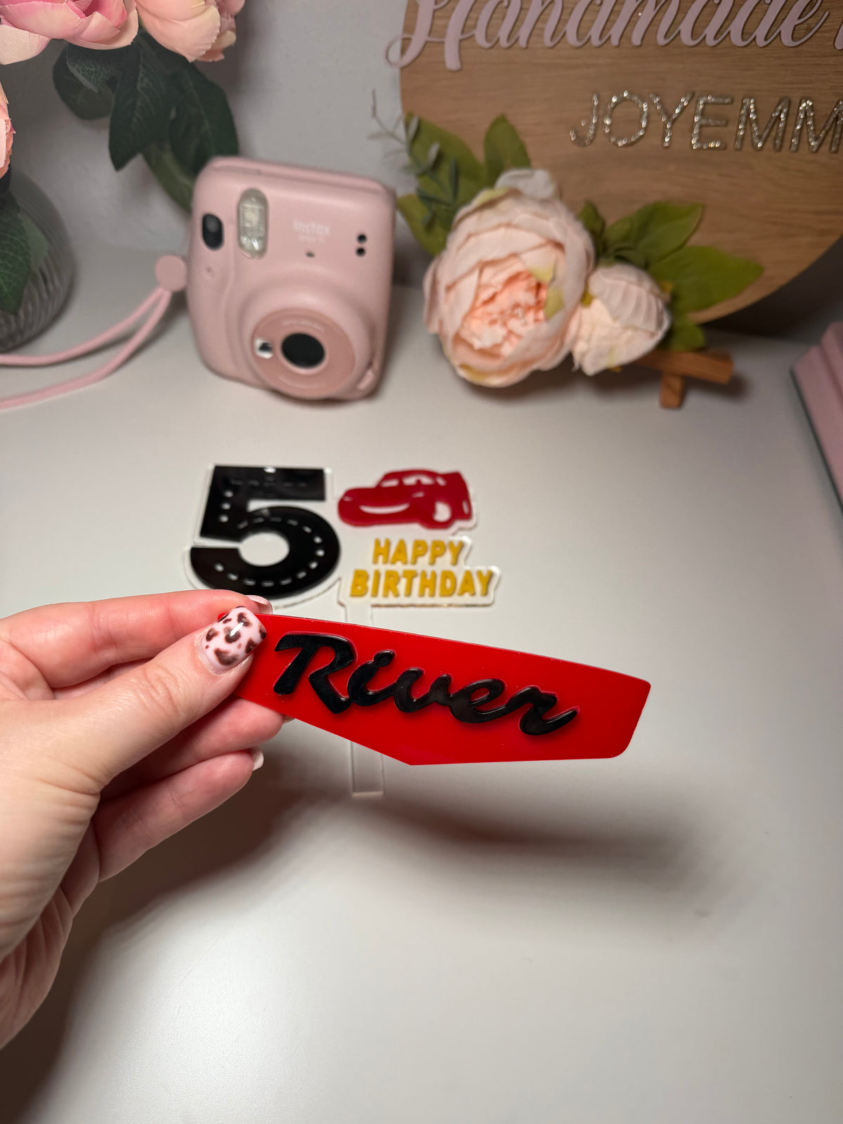 Car Theme Cake Topper