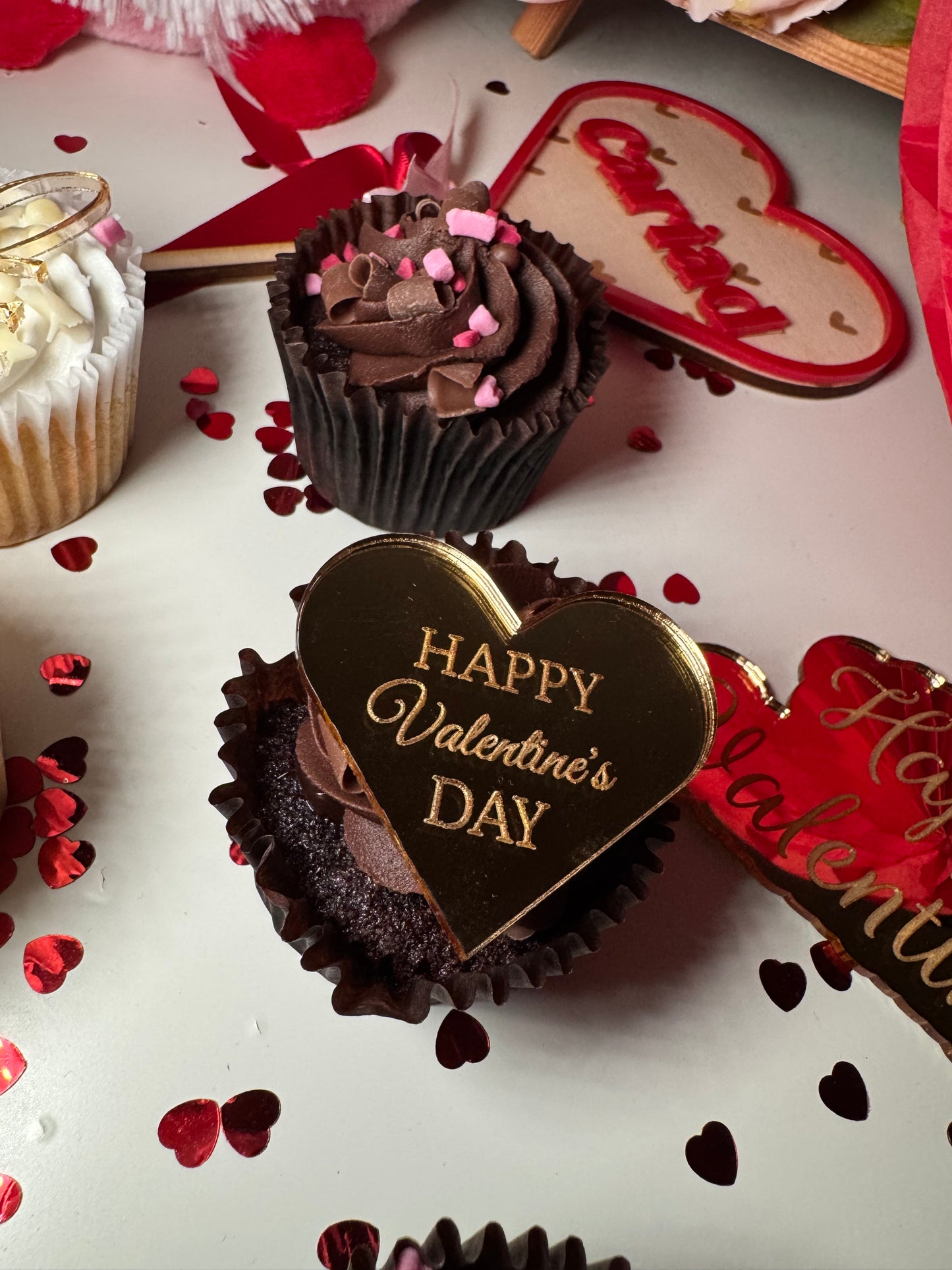 Valentines Cupcake Toppers