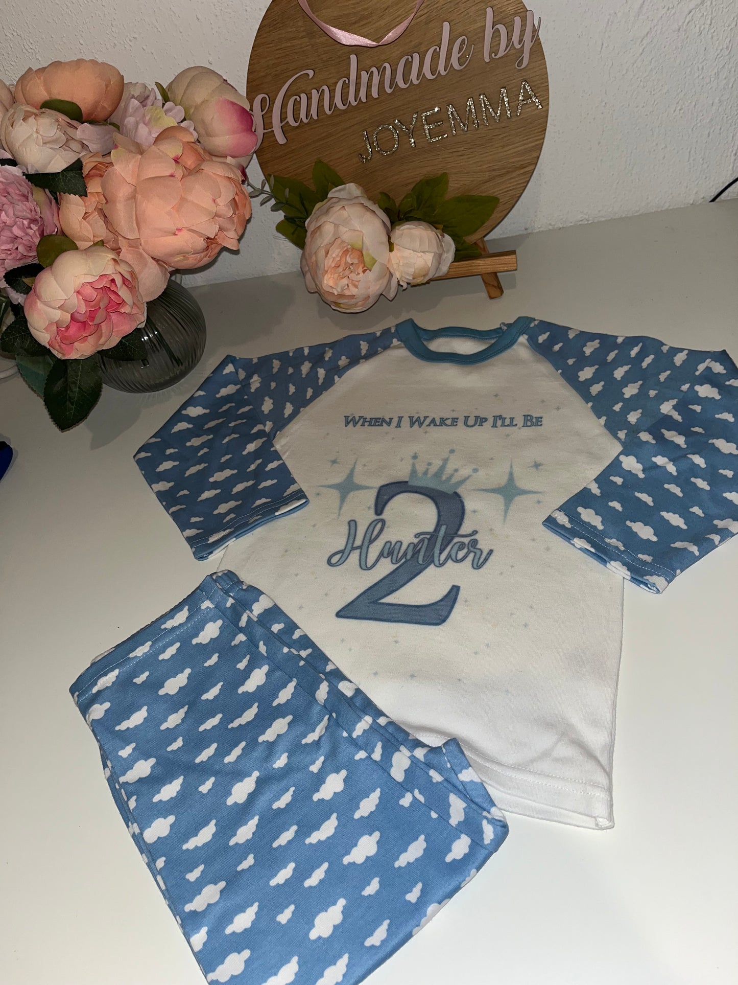 Cloud Birthday Eve Pjs