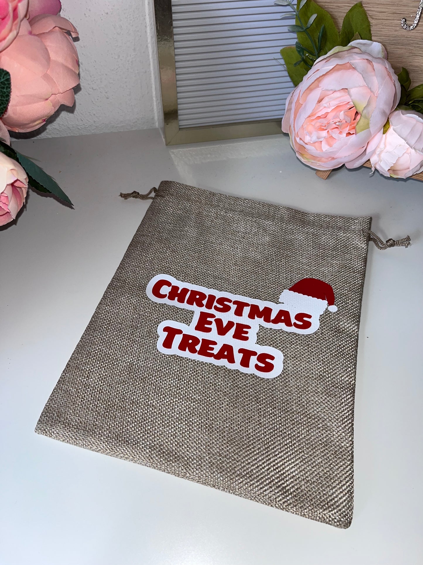 Christmas Eve Reusable Treat Bags