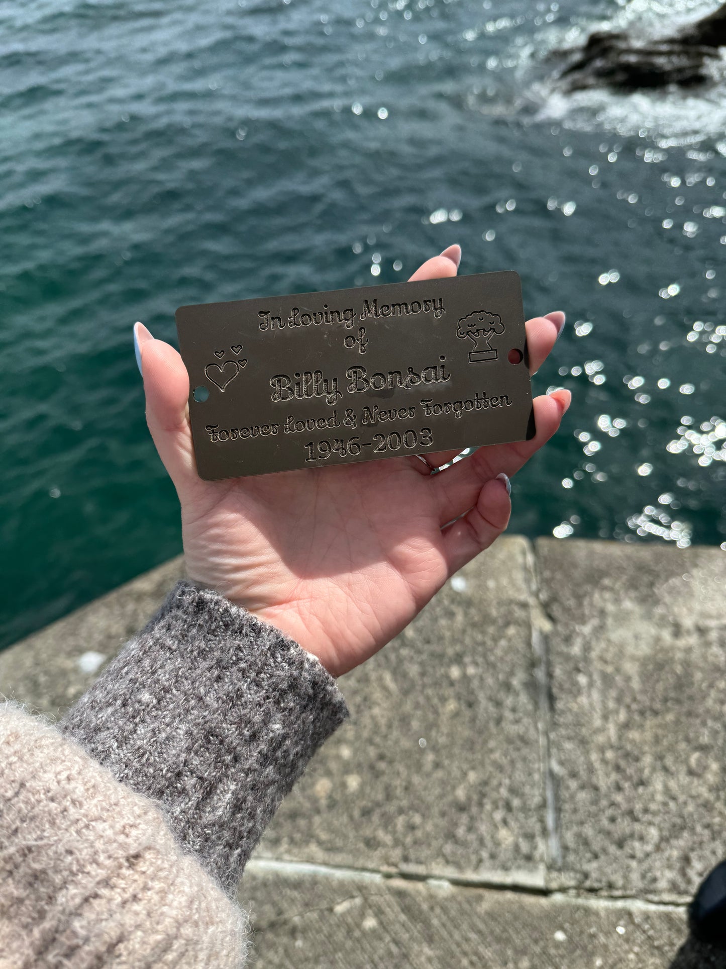 Acrylic Memorial Plaque