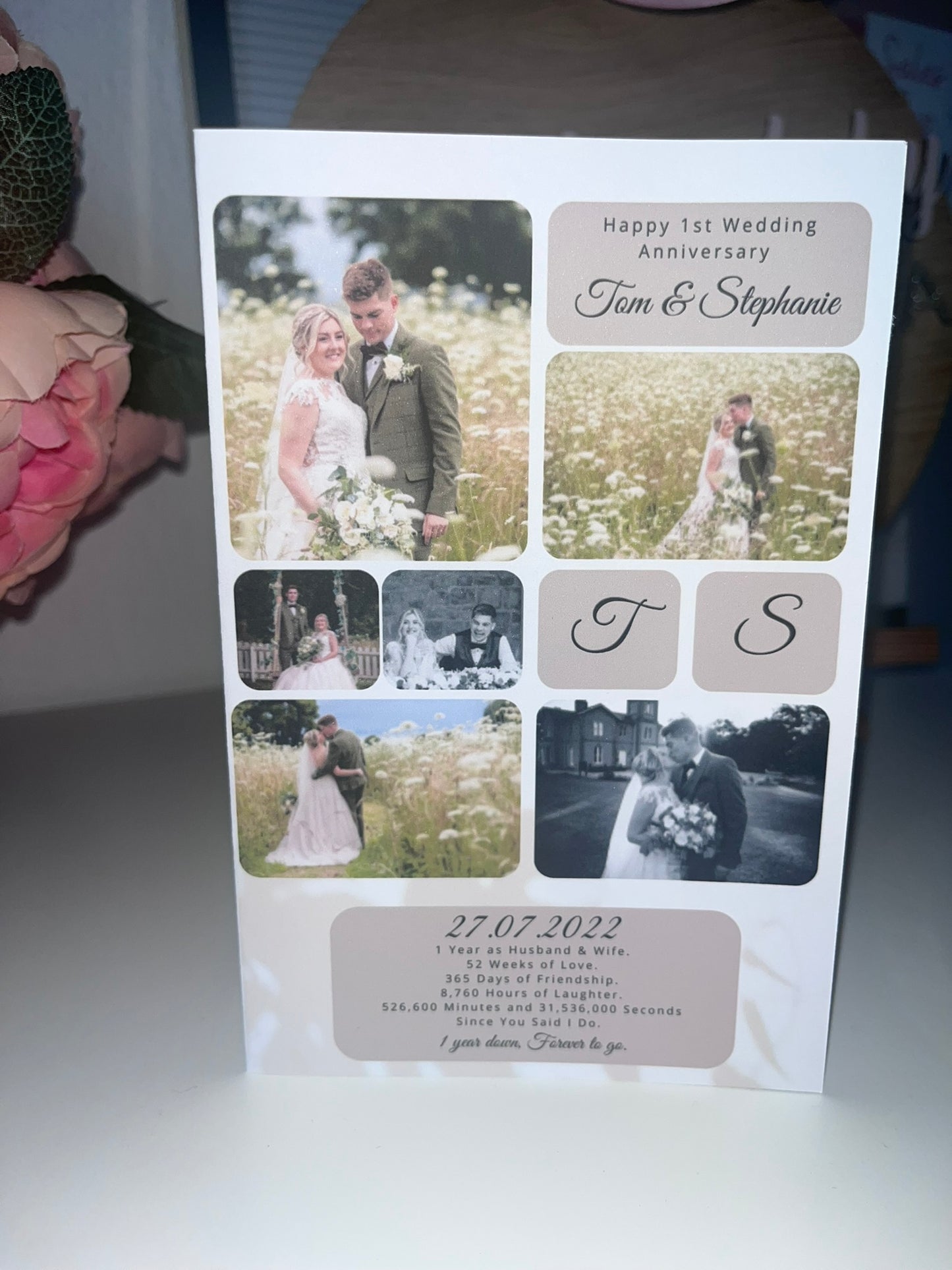 1st Anniversary Card