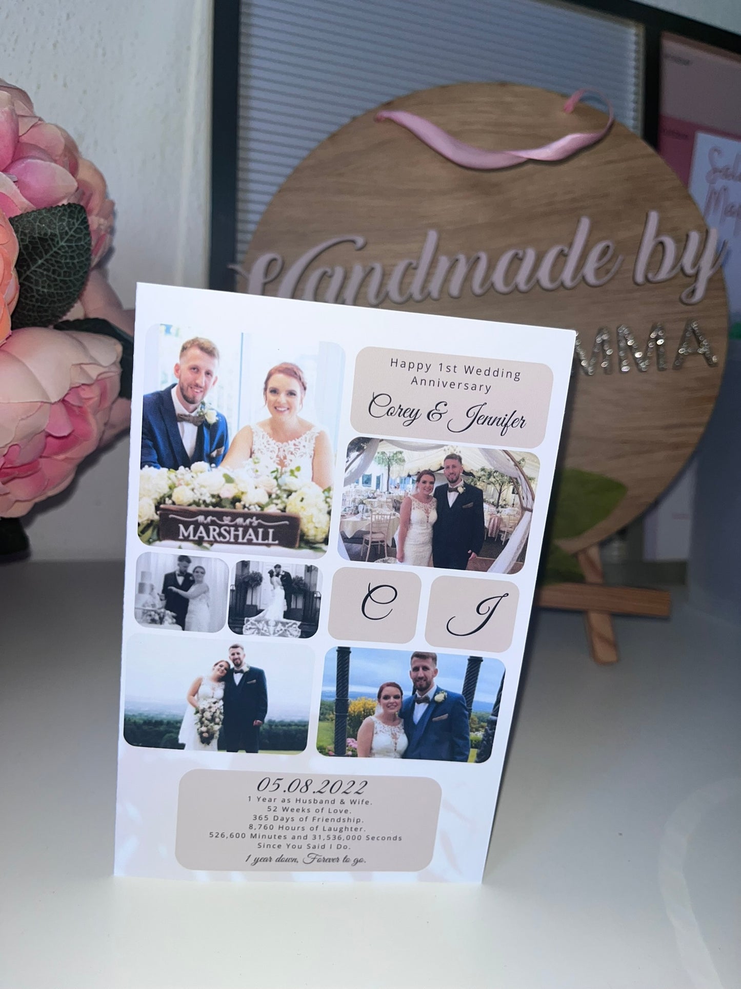 1st Anniversary Card