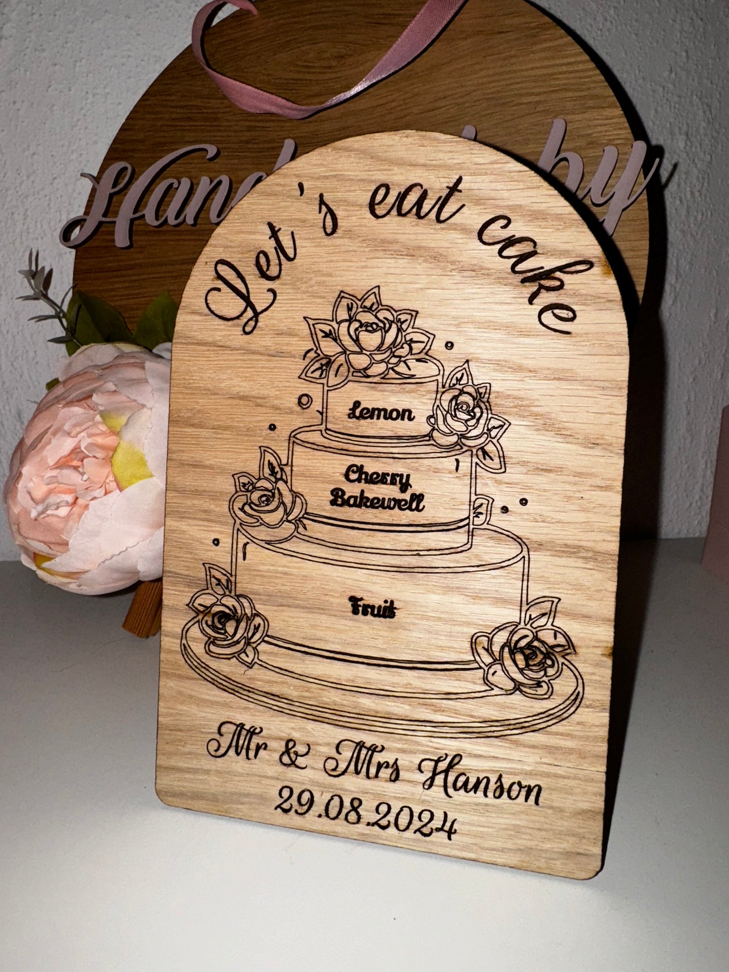 Wedding Cake Sign