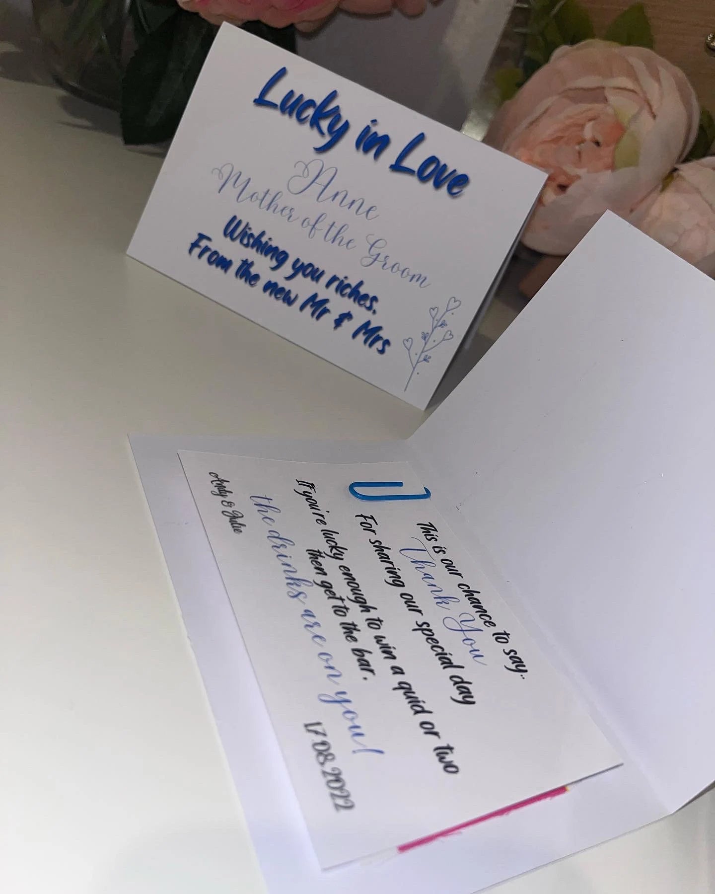 Scratch Card & Name Place Card