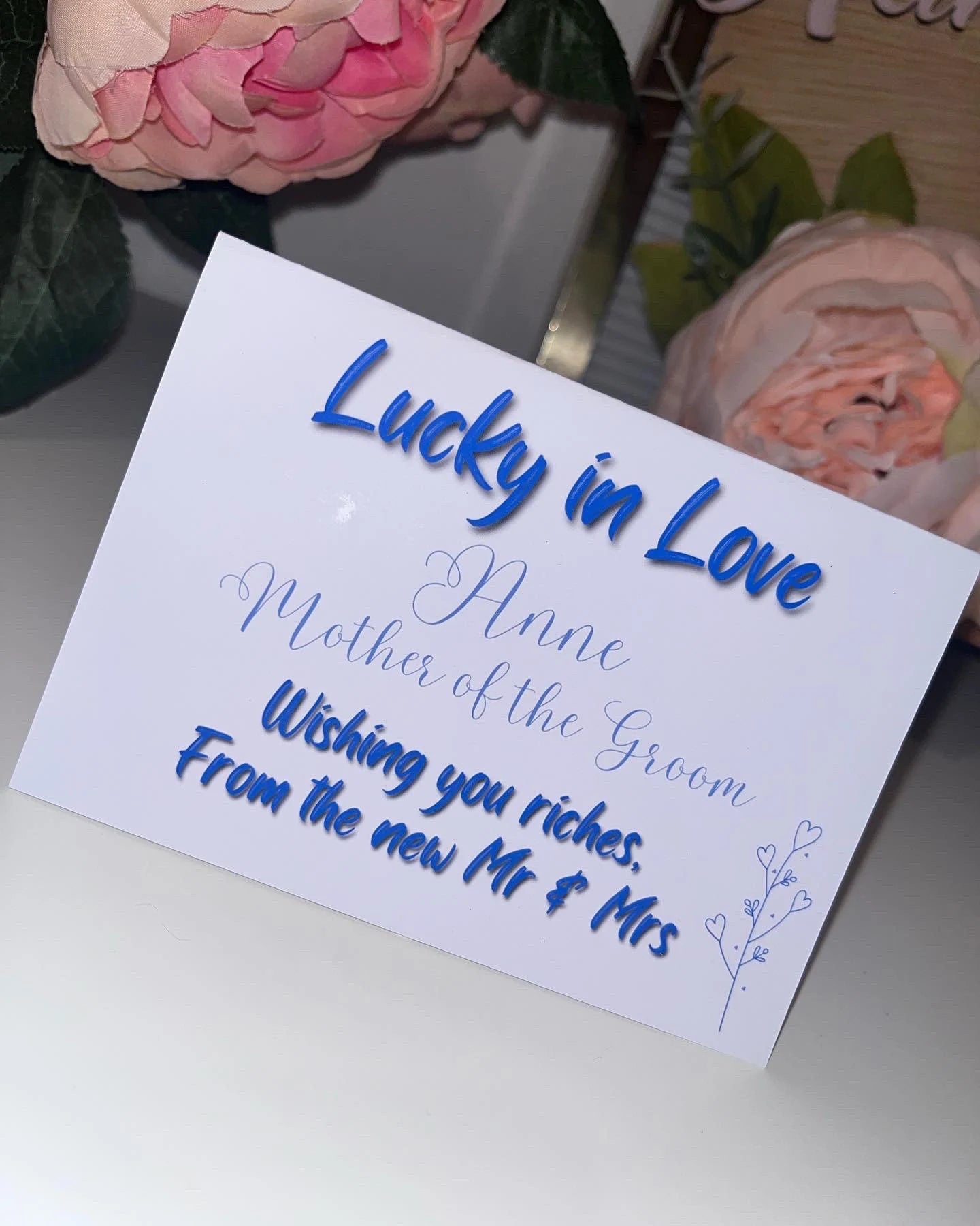 Scratch Card & Name Place Card