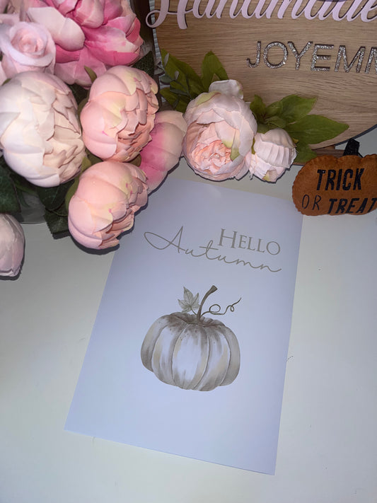 ‘Hello Autumn’ A4 Print