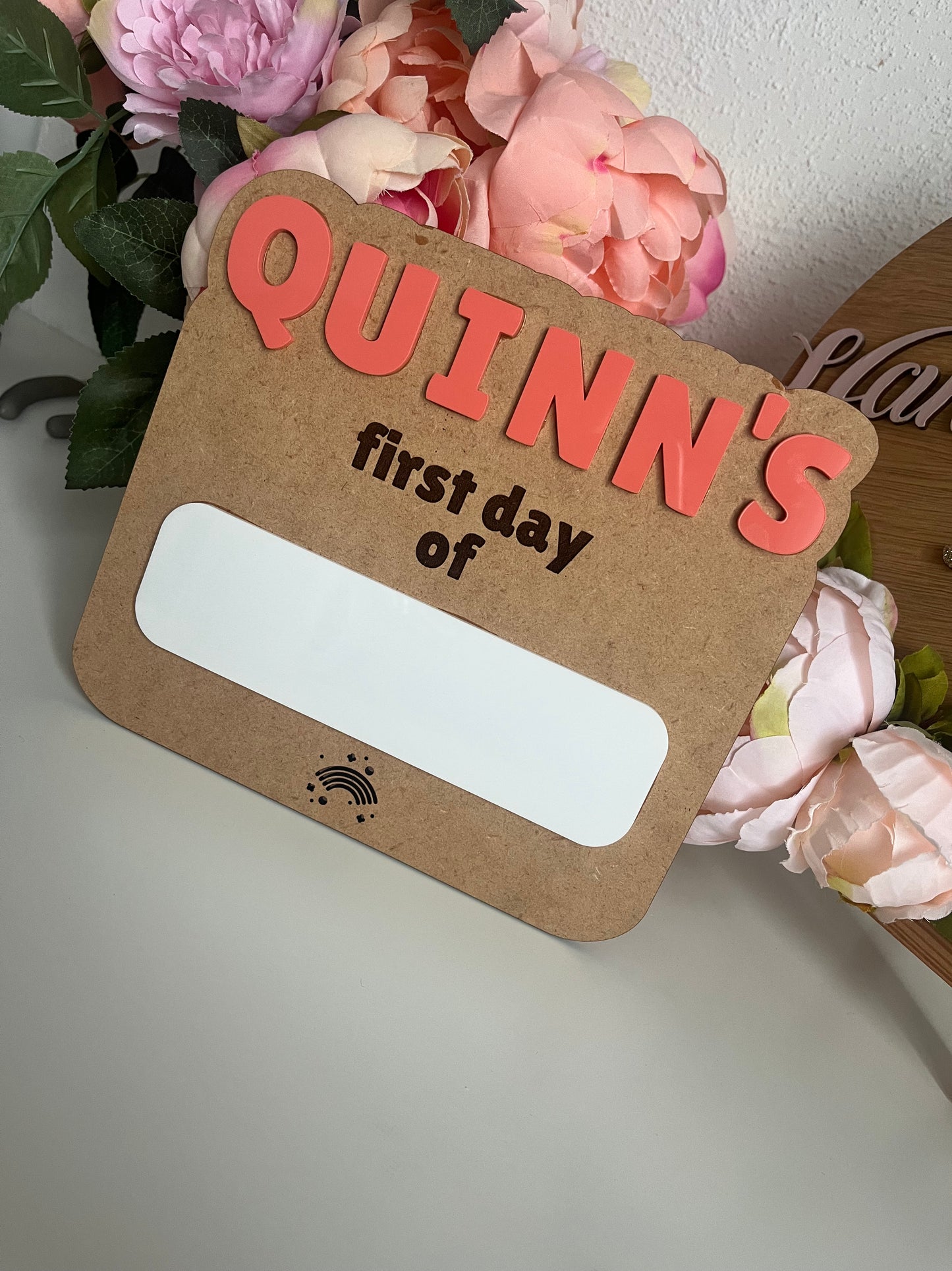 "First Day of..." Whiteboard Plaque