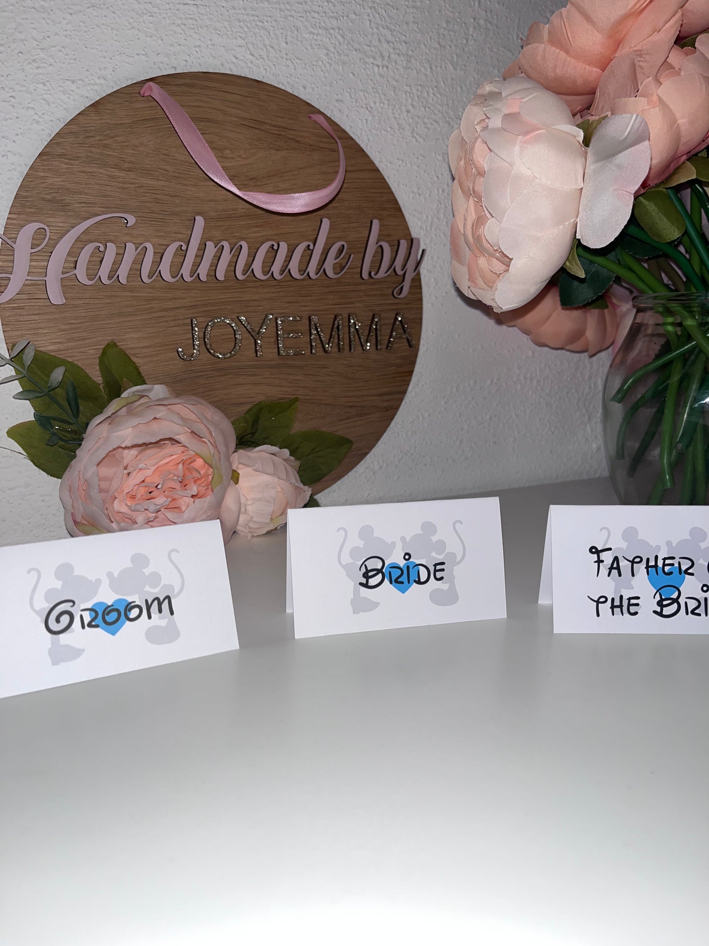 Guest Name Place Cards - Folded