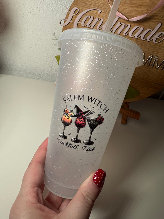 Salem Witch Club Cup and Straw