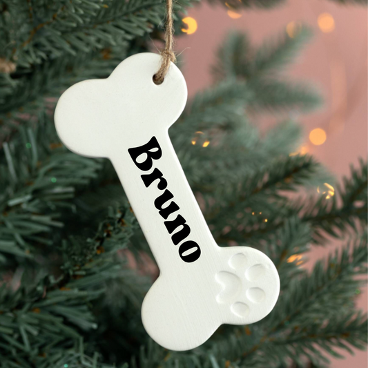 Ceramic Dog Bauble