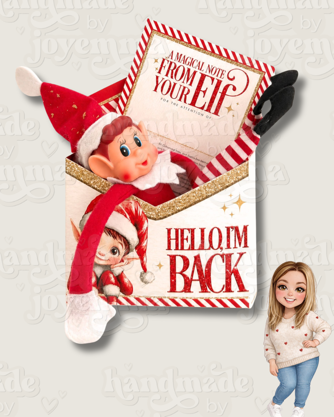 Elf Arrival Envelope Box