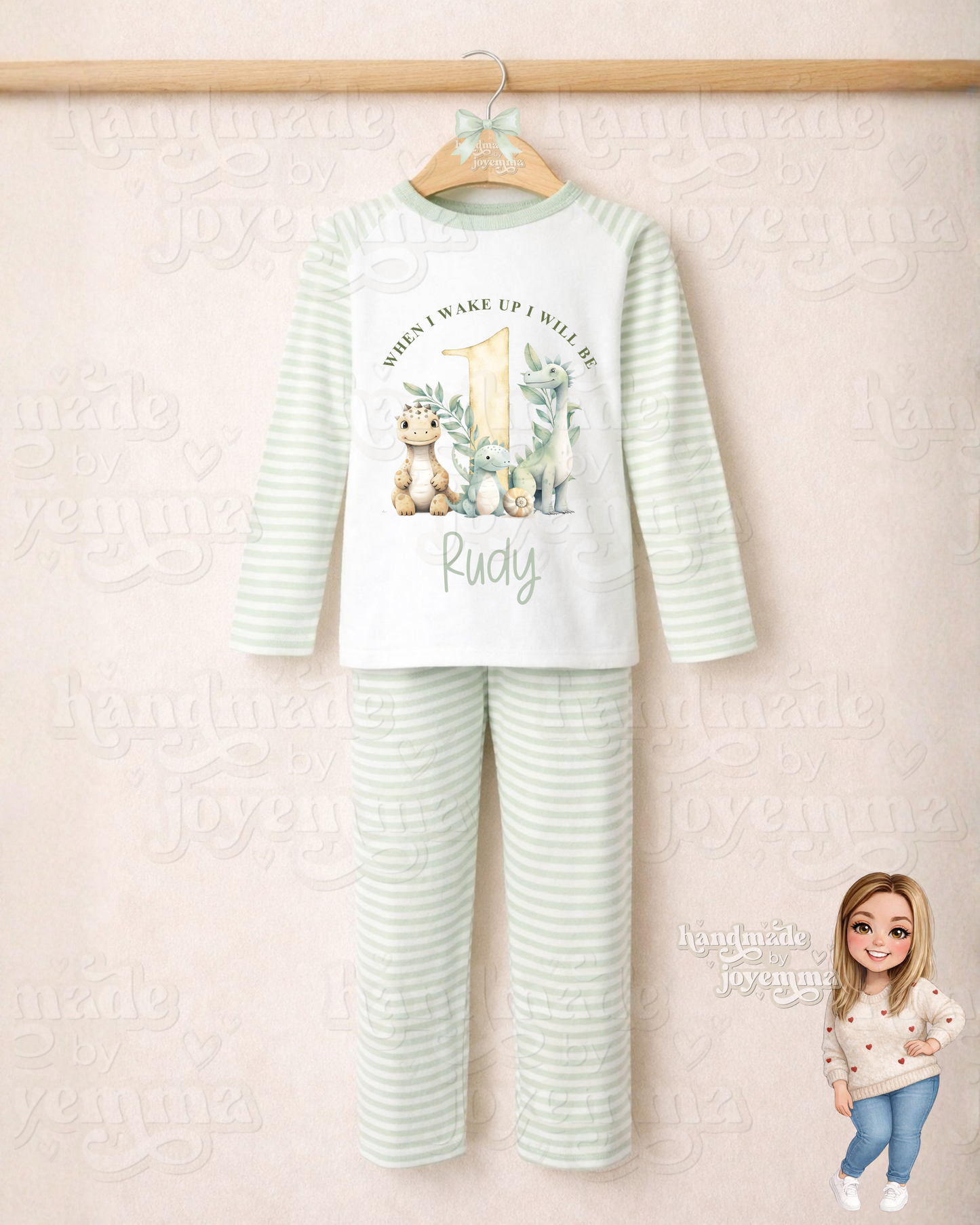 Dino Birthday Pyjamas