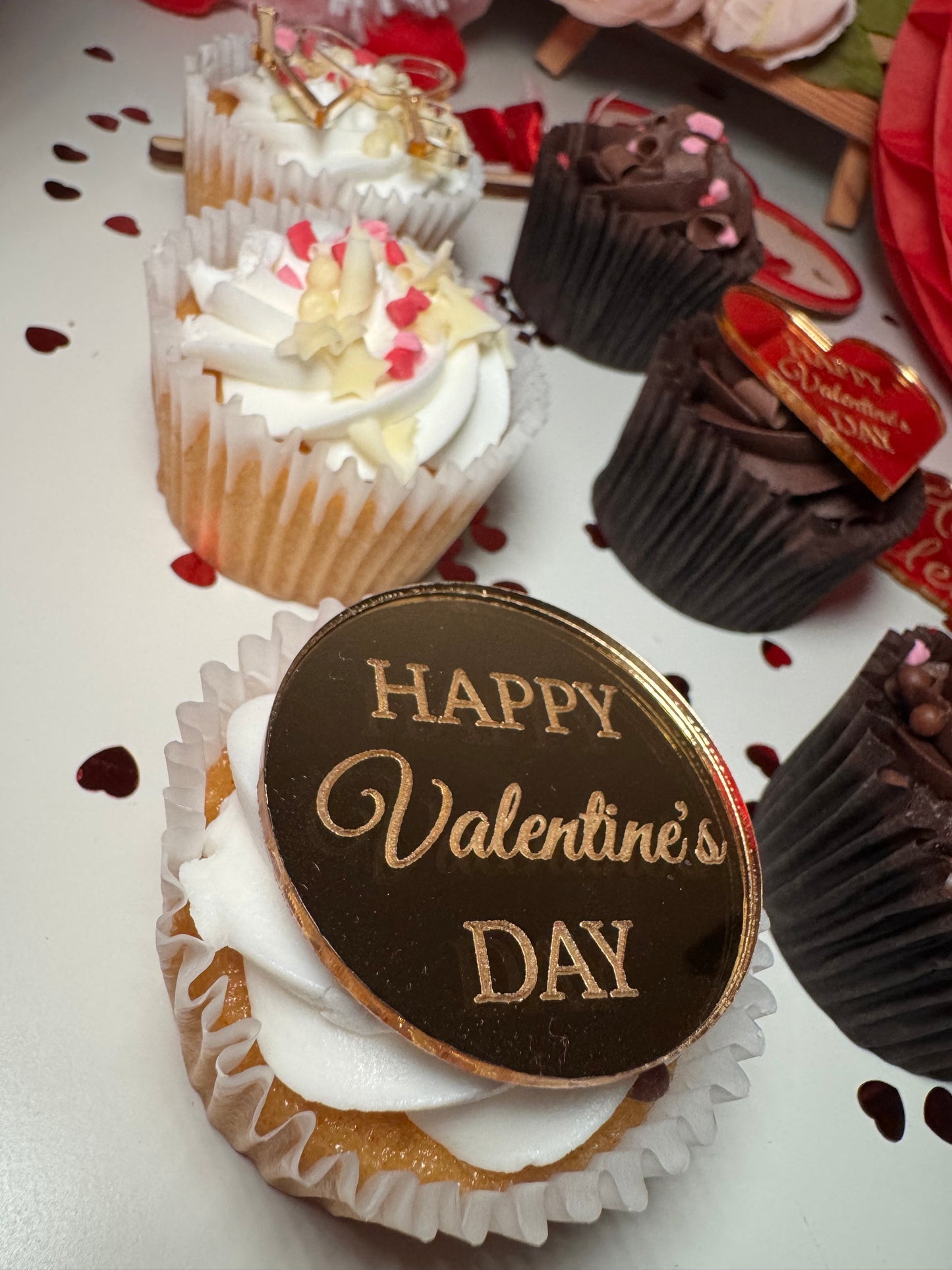 Valentines Cupcake Toppers