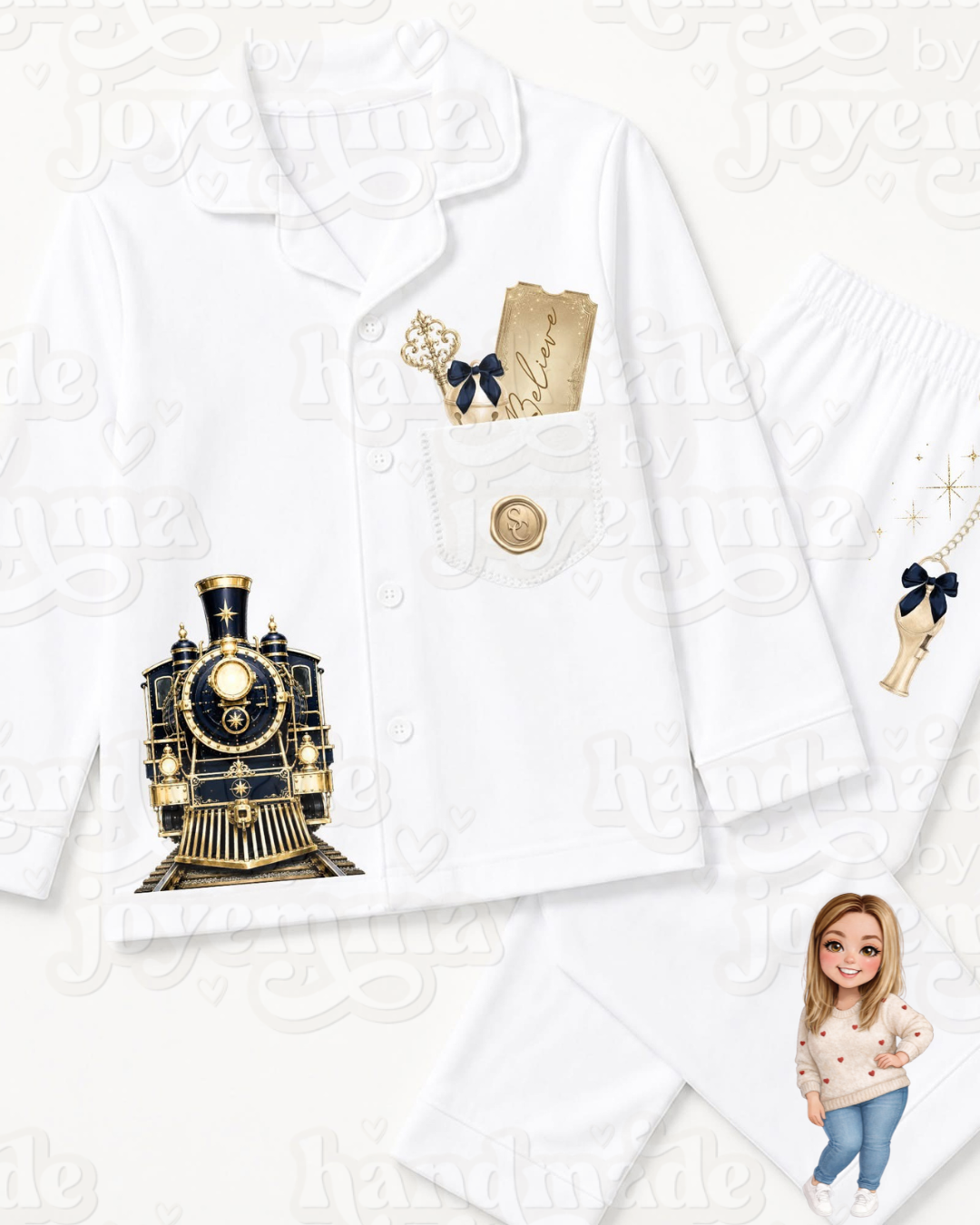 Express Train Christmas Pyjamas