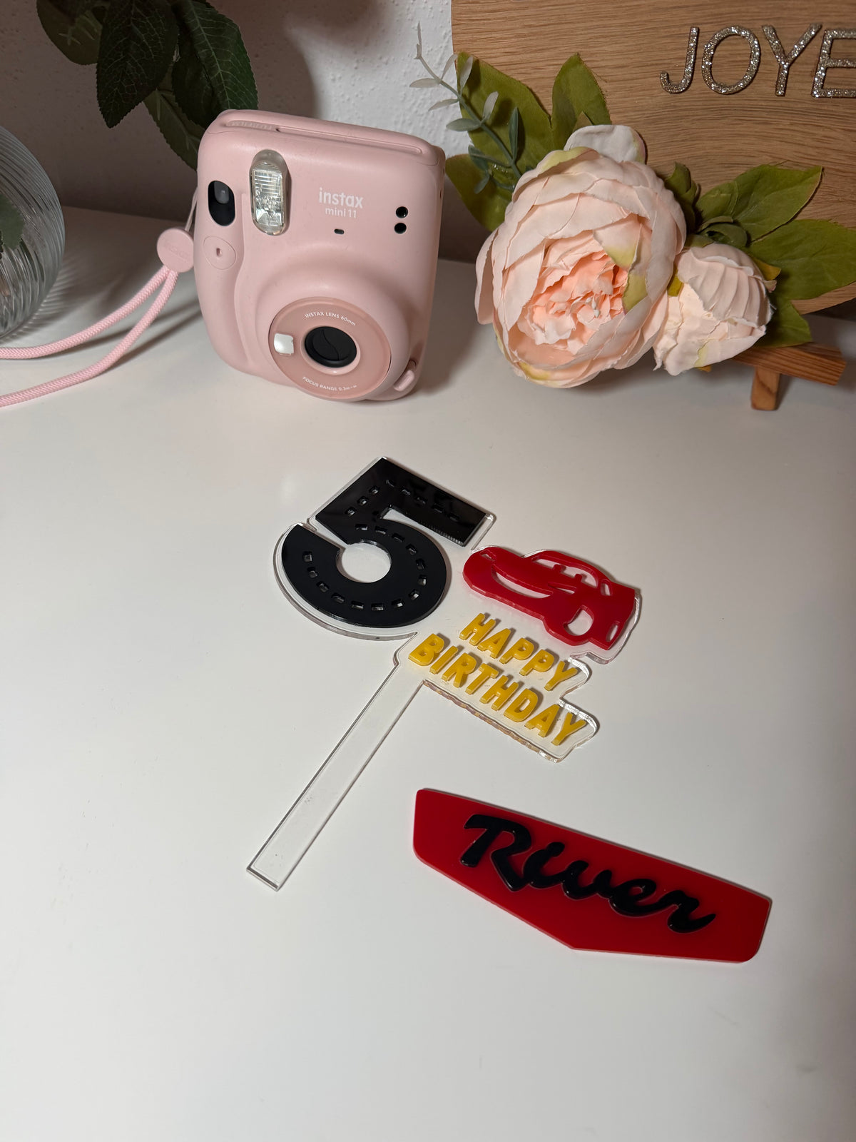 Car Theme Cake Topper