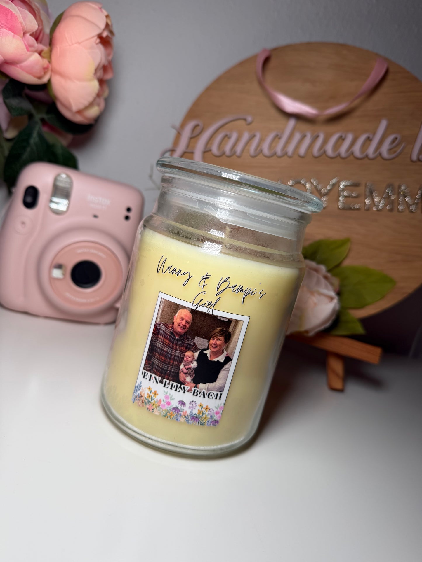 Personalised Candle - STICKER ONLY
