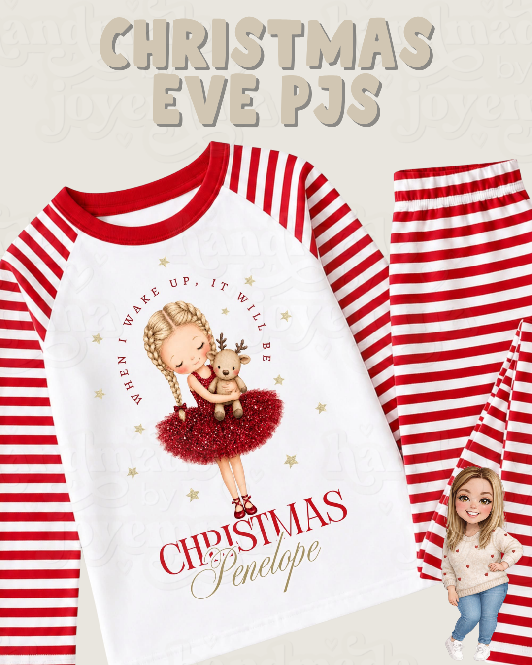 Red Striped Christmas Pyjamas