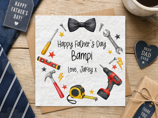 Father's Day Tools Card