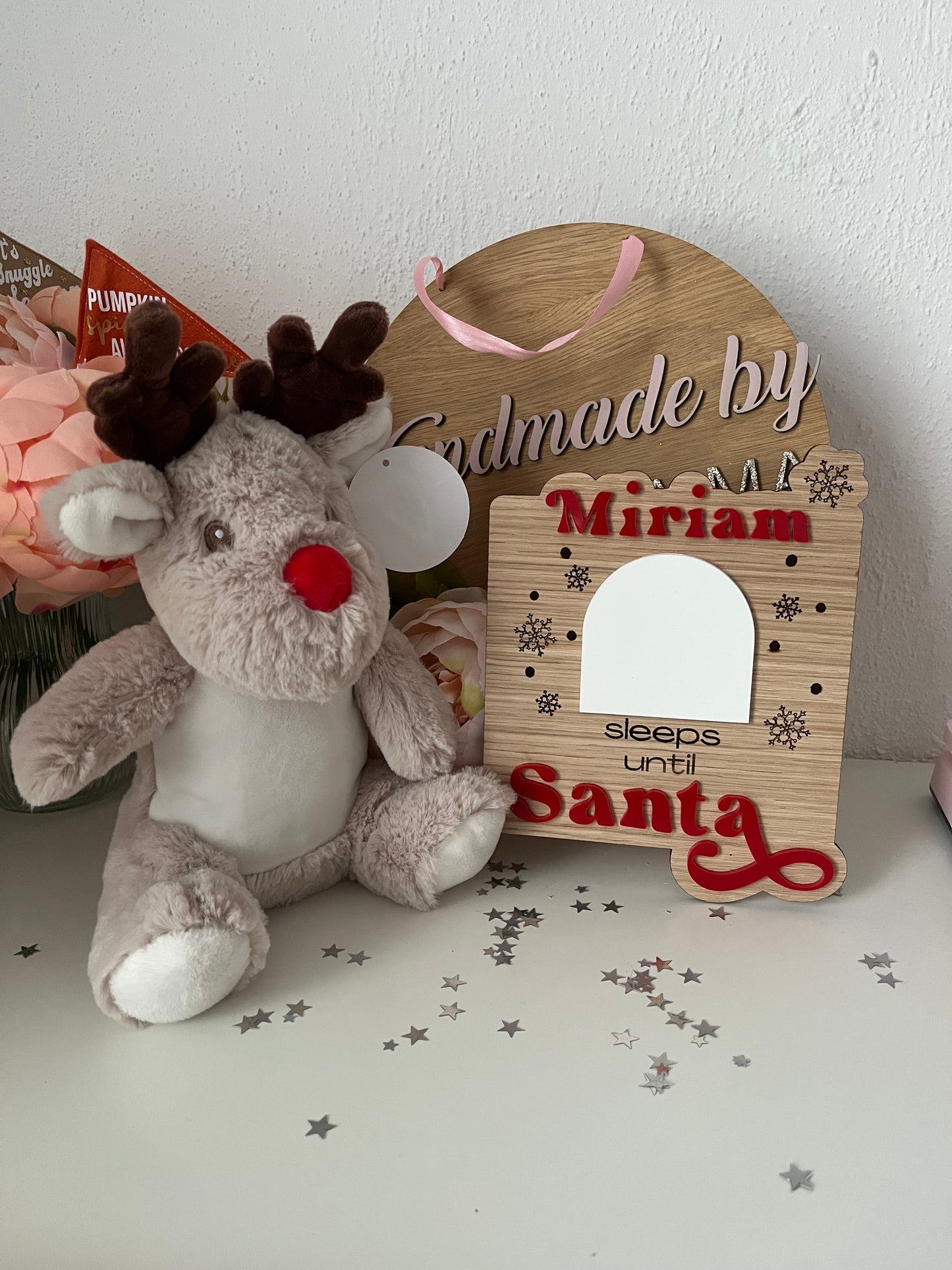 Sleeps until Santa Wipeable Board