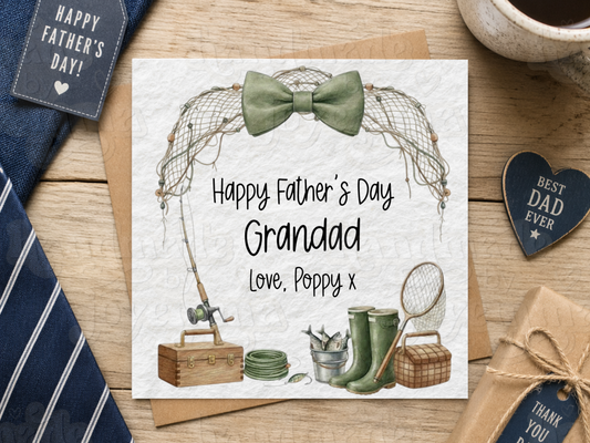 Father's Day Fishing Card