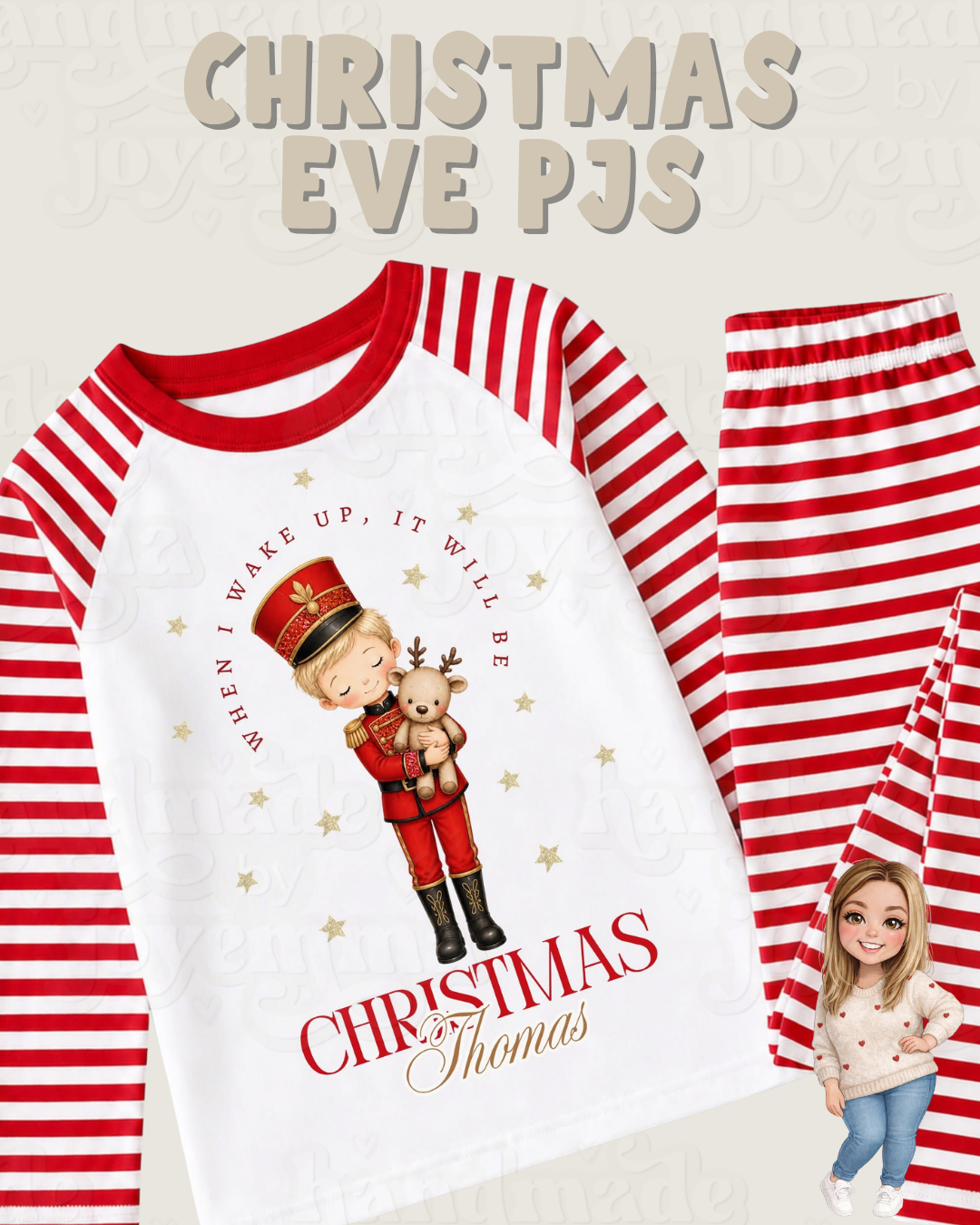 Red Striped Christmas Pyjamas