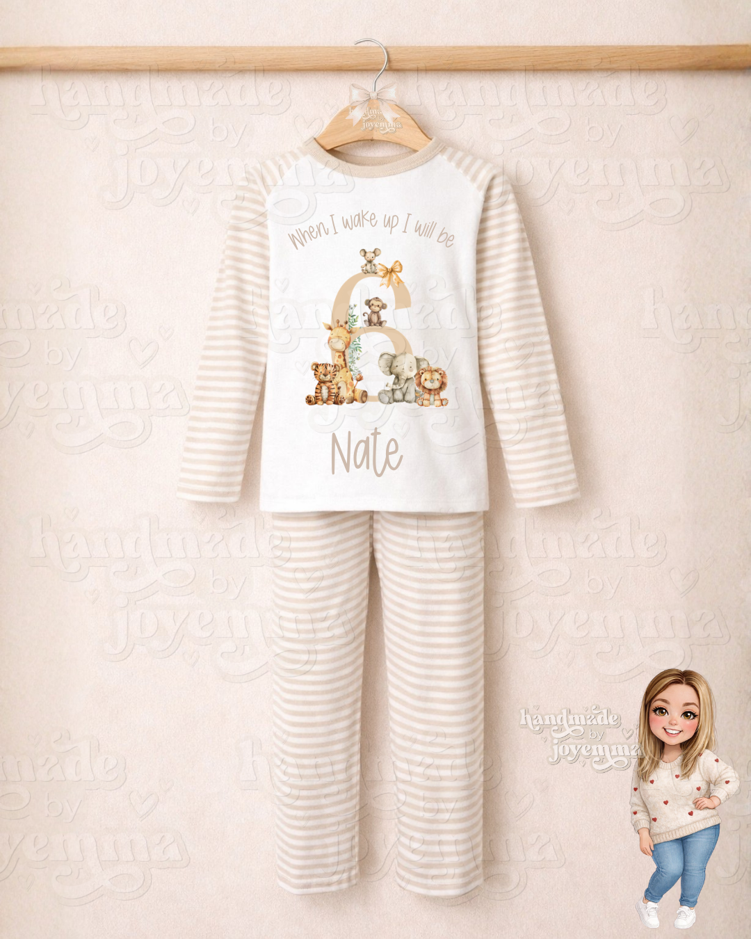 Zoo Animal Birthday Pyjamas