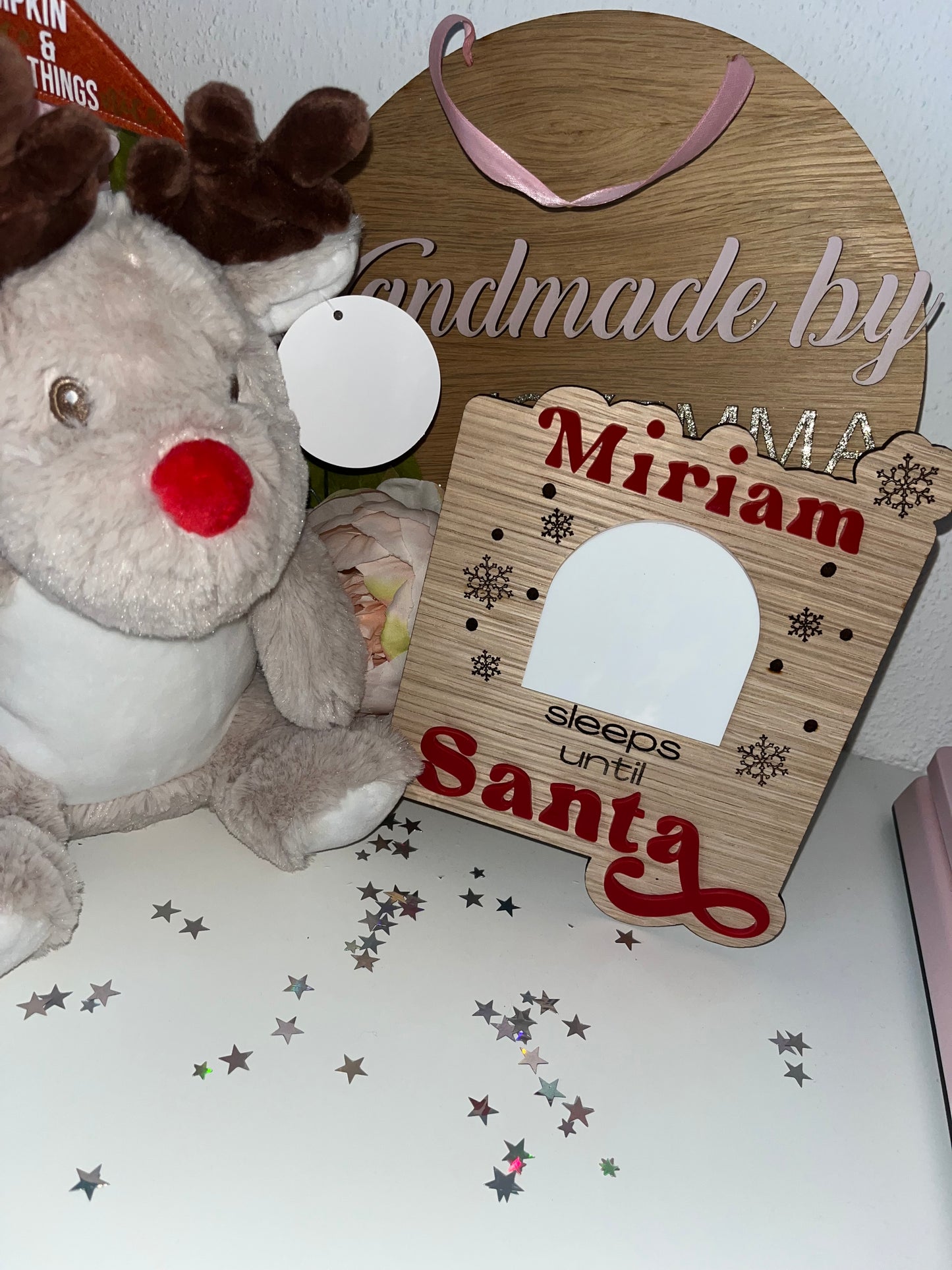 Sleeps until Santa Wipeable Board