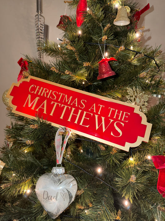 Christmas at the... Sign