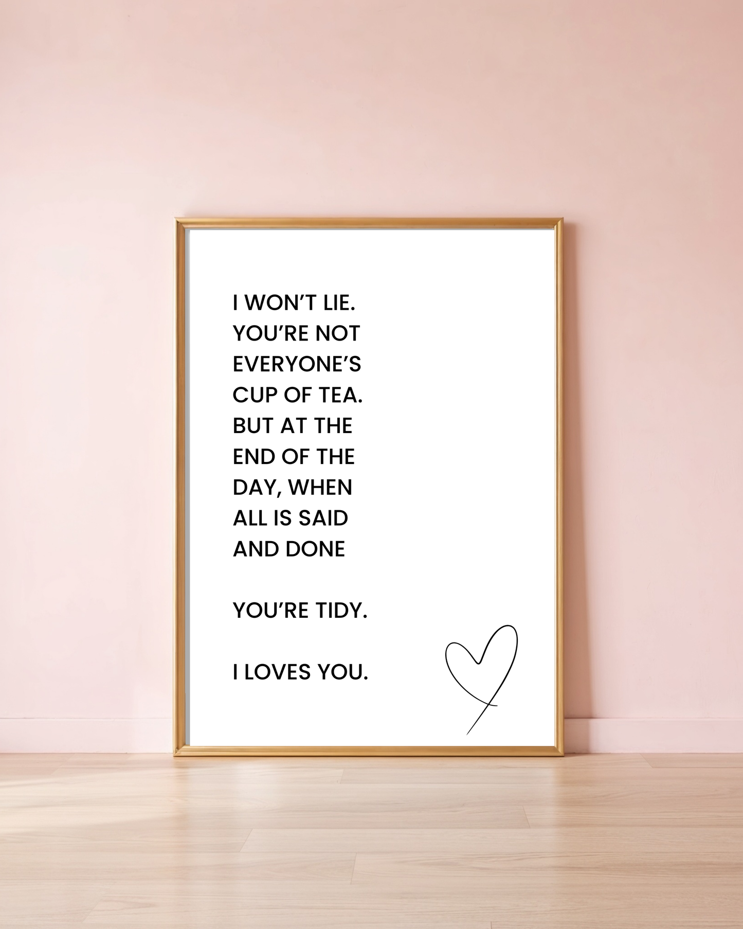 Nessa Quote A4 Print