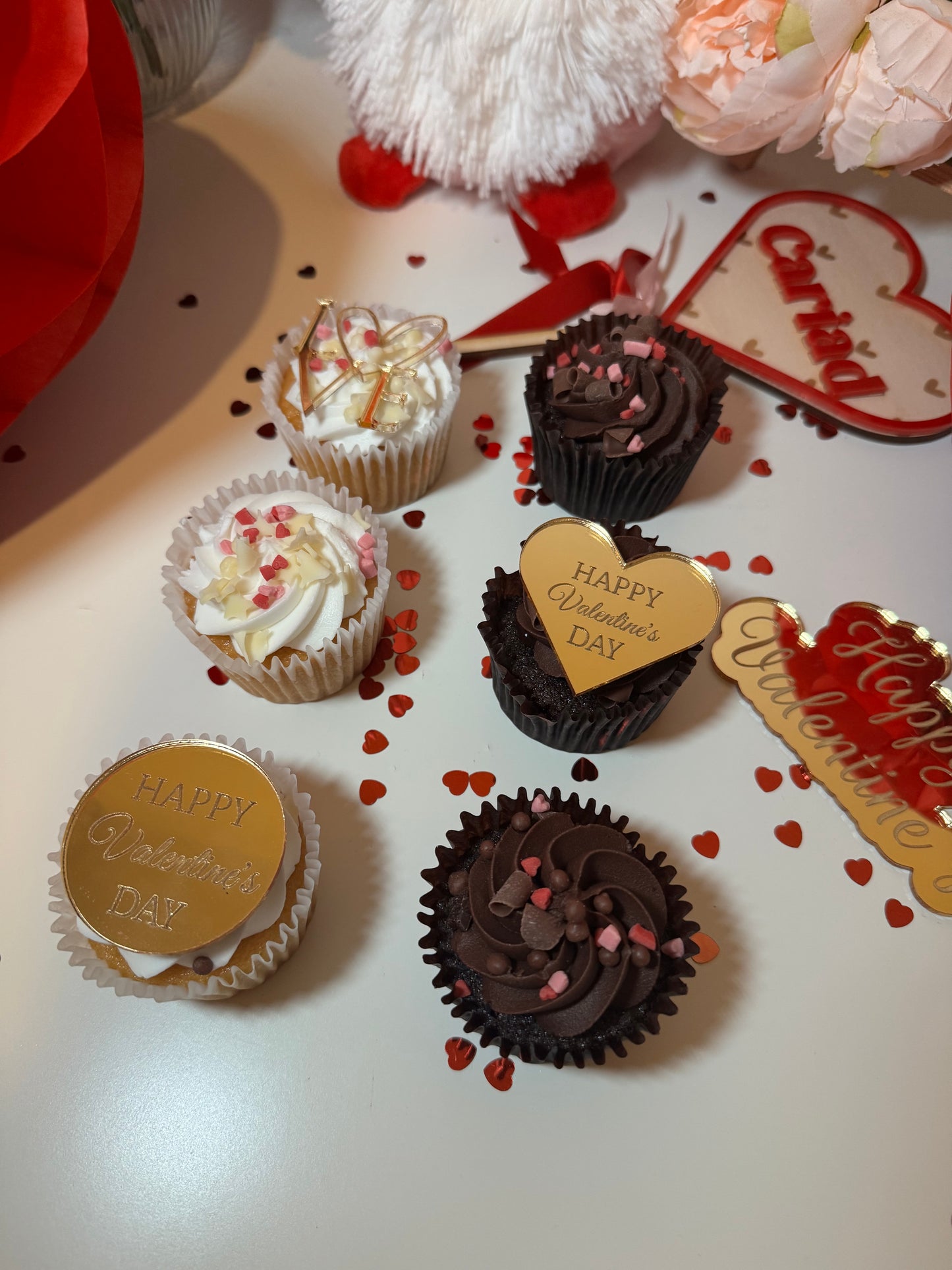 Valentines Cupcake Toppers