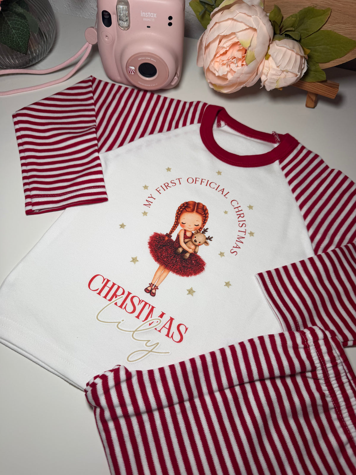 Red Striped Christmas Pyjamas
