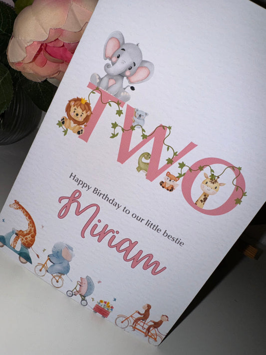 Baby Animal Card - Any Age