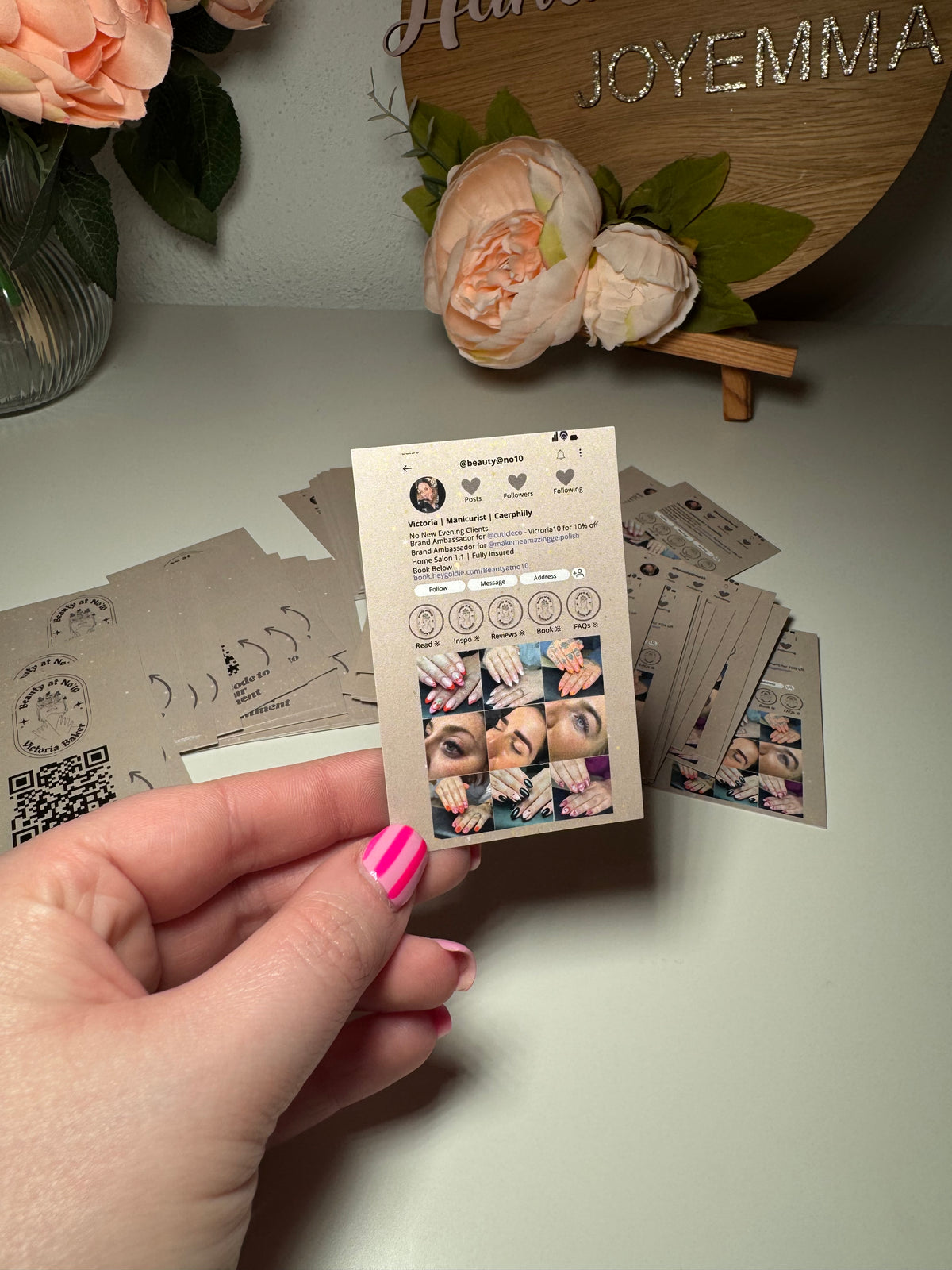 Instagram Style Business Cards