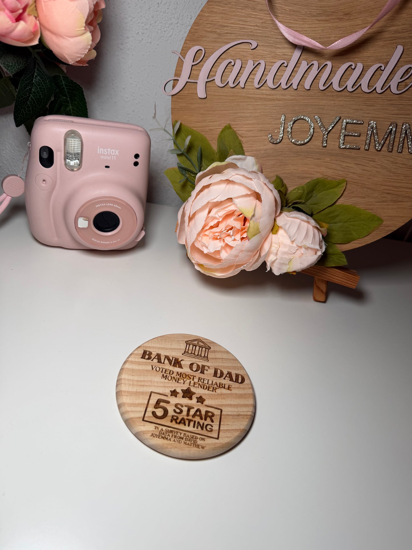 Bank of Dad Coaster - Fathers Day Gift