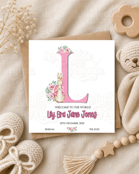 Welcome to the World Newborn Card